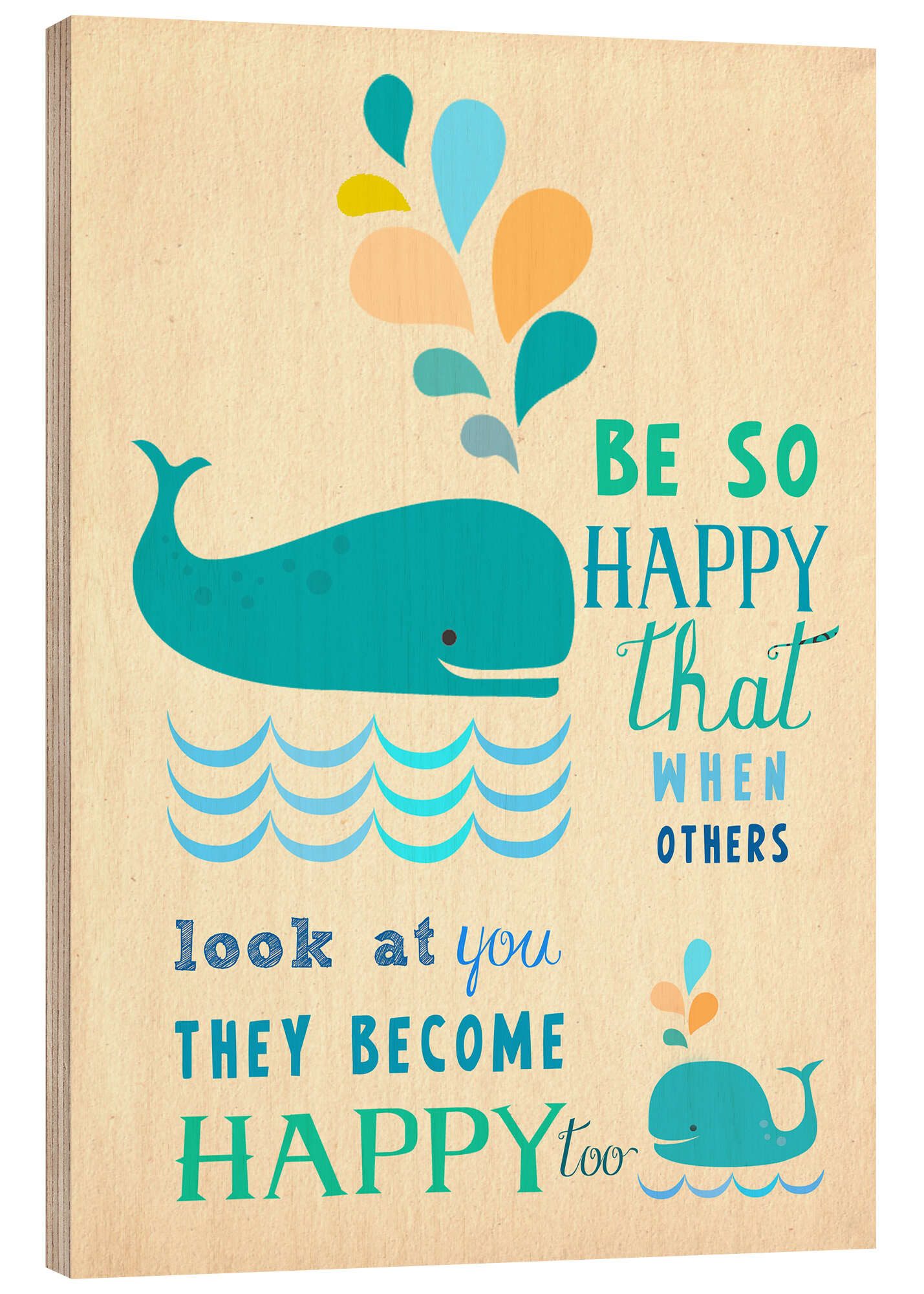 Posterlounge Wandbild So glücklich sein, Taika Tori, erhältlich als Poster, Leinwandbild, Wandsticker oder Acrylglasbild