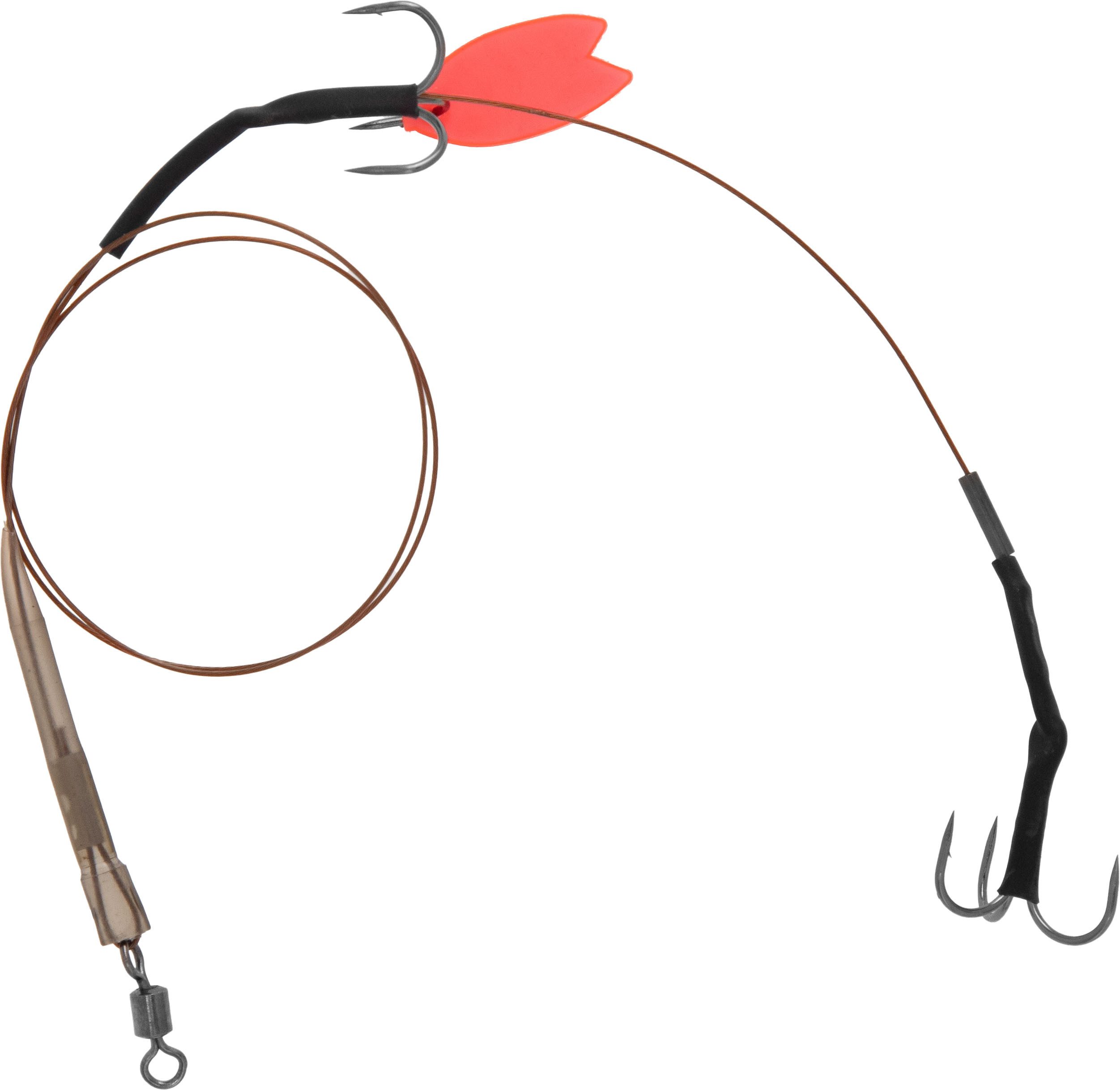 Vorfachschnur Stahlvorfach PREDATOR TERRITORY - Doppeldrilling Deadbait Vorfach Gr.8