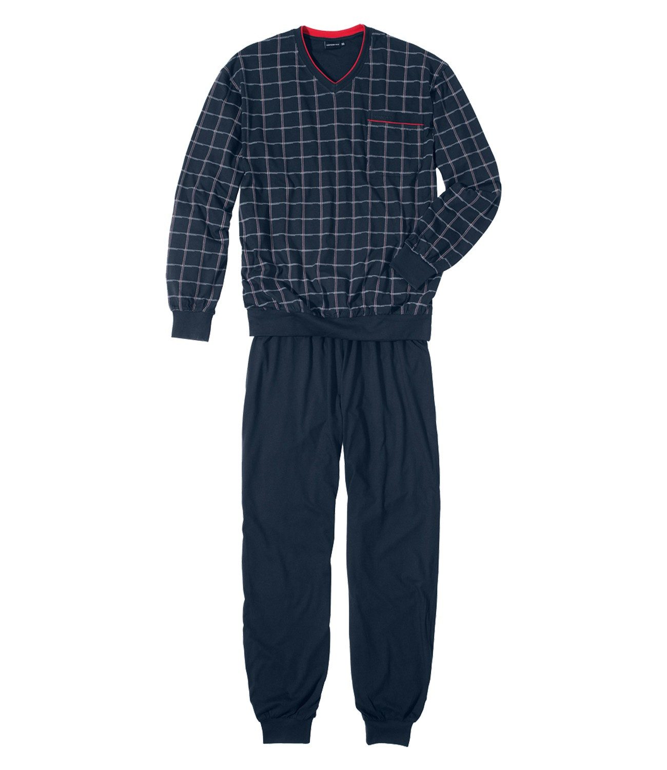 GÖTZBURG Schlafanzug Antonio (2 tlg) mit V-Ausschnitt günstig online kaufen