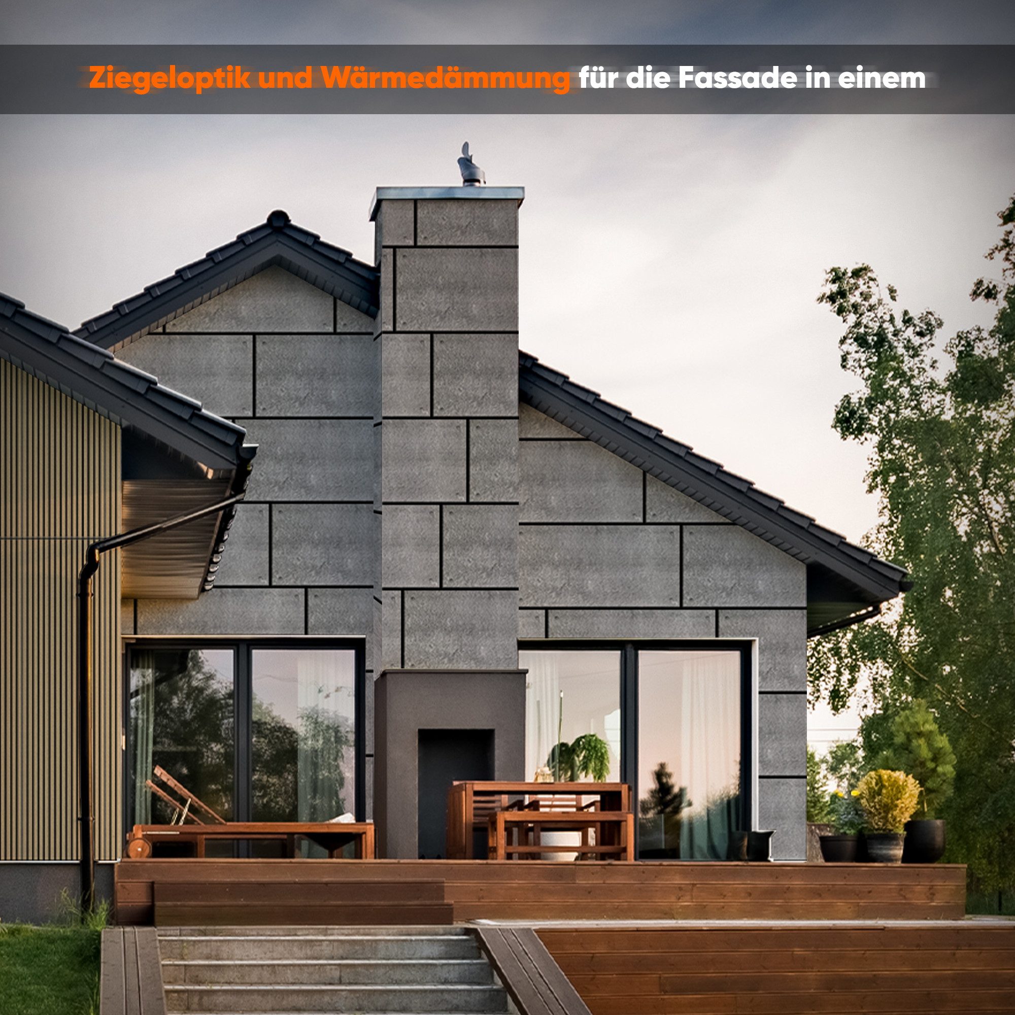 IZODEKOR 3D Wandpaneel EPS Styropor Wandverkleidung in Marmor- & Betonoptik – Innen & Außen, BxL: 50x100 cm, 0,50 qm, (50x100 cm, 0,50 m² je Paneel, 2 cm stark, – Bild 5 von 5