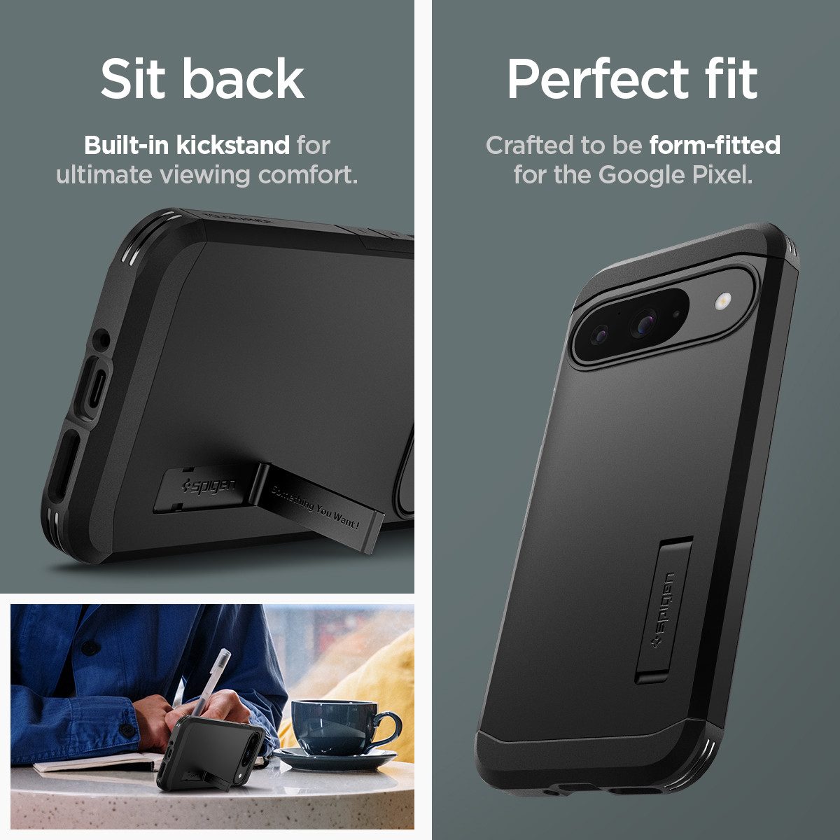 Spigen Smartphone-Hülle Handyhülle für Google Pixel 9 / 9 Pro Schutzhülle Robust Hülle Case, für Google Pixel 9 / 9 Pro