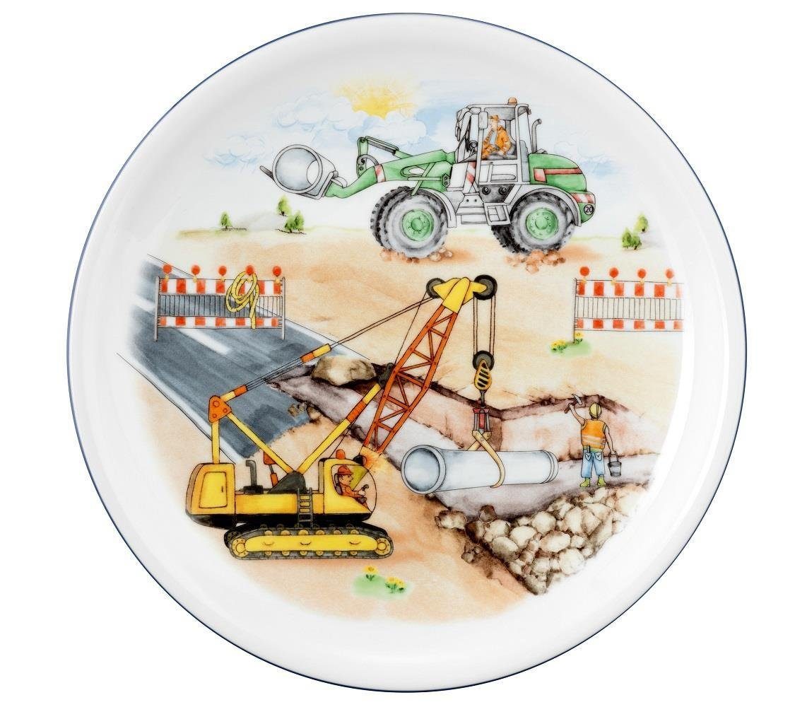 Seltmann Weiden Speiseteller Compact - Auf der Baustelle, (1 St), rund 25,5 cm