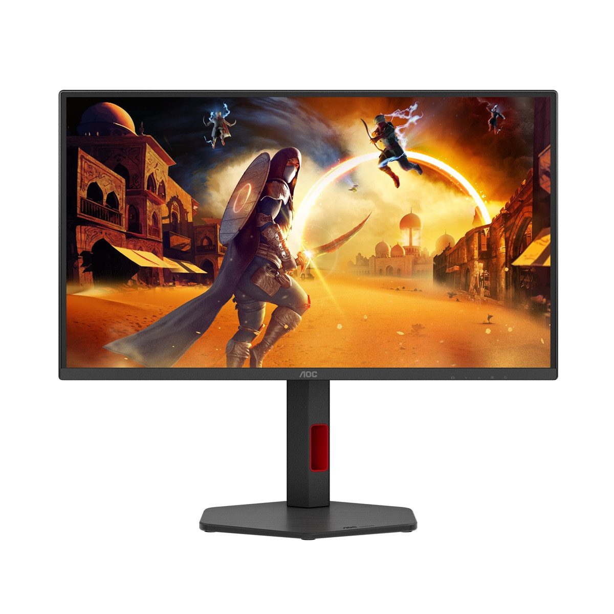 AOC Q25G4SR Gaming-Monitor (62,2 cm/25 ", 2560 x 1440 px, QHD, 0,3 ms Reaktionszeit, 300 Hz, Fast-IPS, neig, schwenk-, höhenverstellbar, Pivot)