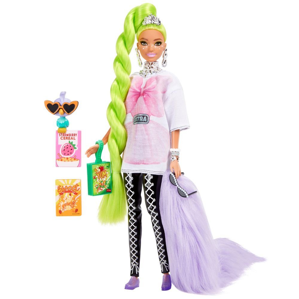 Barbie Anziehpuppe Extra Deluxe Spiel-Set Barbie Puppe Tier & Zubehör Matte günstig online kaufen