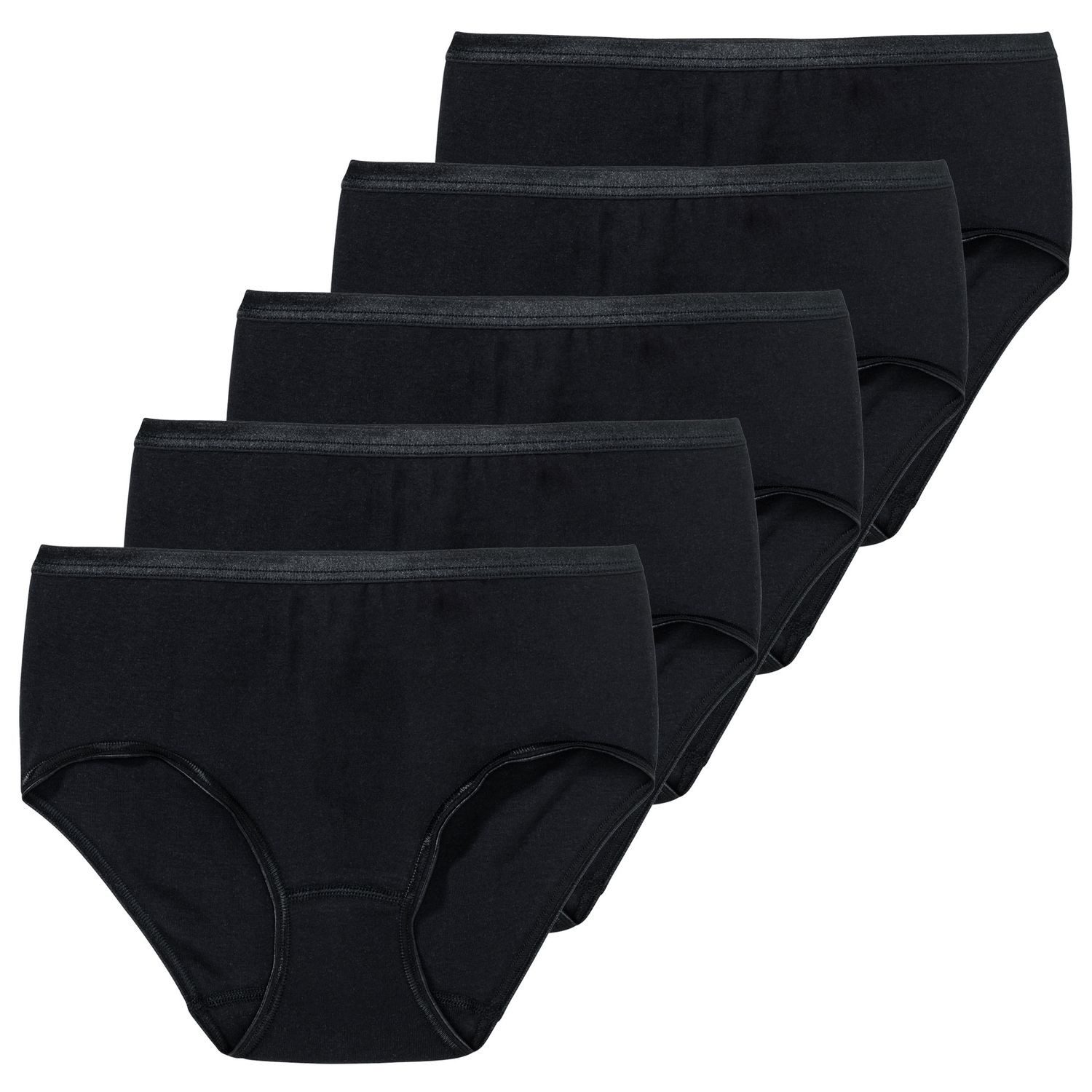 Speidel Slip Natascha (Set) hüftiger Sitz, Glanzstreifen, 5er Pack
