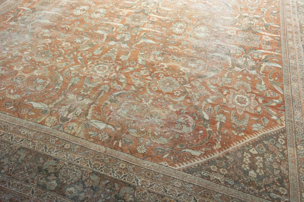 Orientteppich Mahal Antik 371x401 Handgeknüpfter Orientteppich 12 Perserteppich, Trading, mm Nain rechteckig, / Höhe