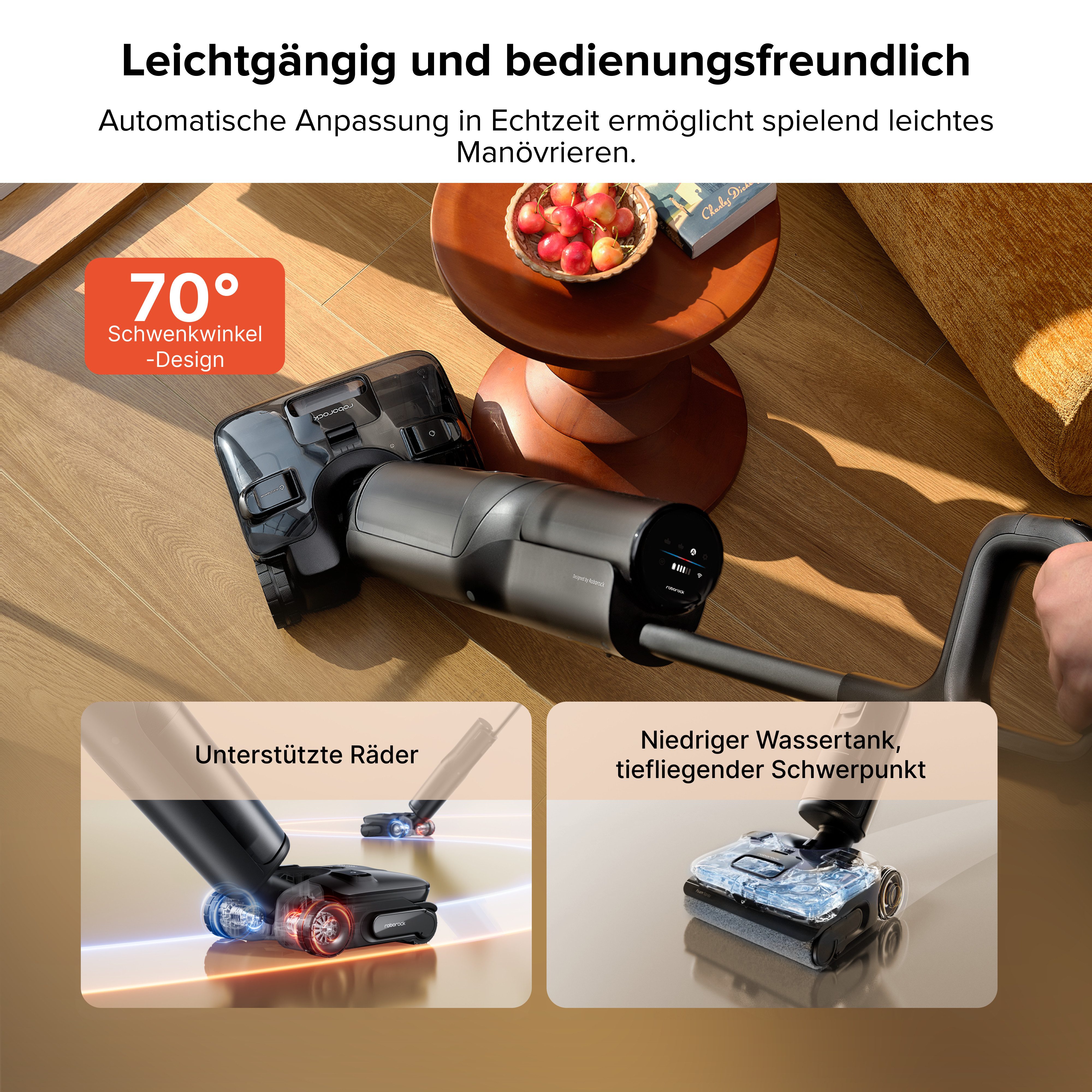 Roborock Nass-Trocken-Sauger roborock F25 ACE Pro, 25000Pa, JetFoaming gegen Flecken
