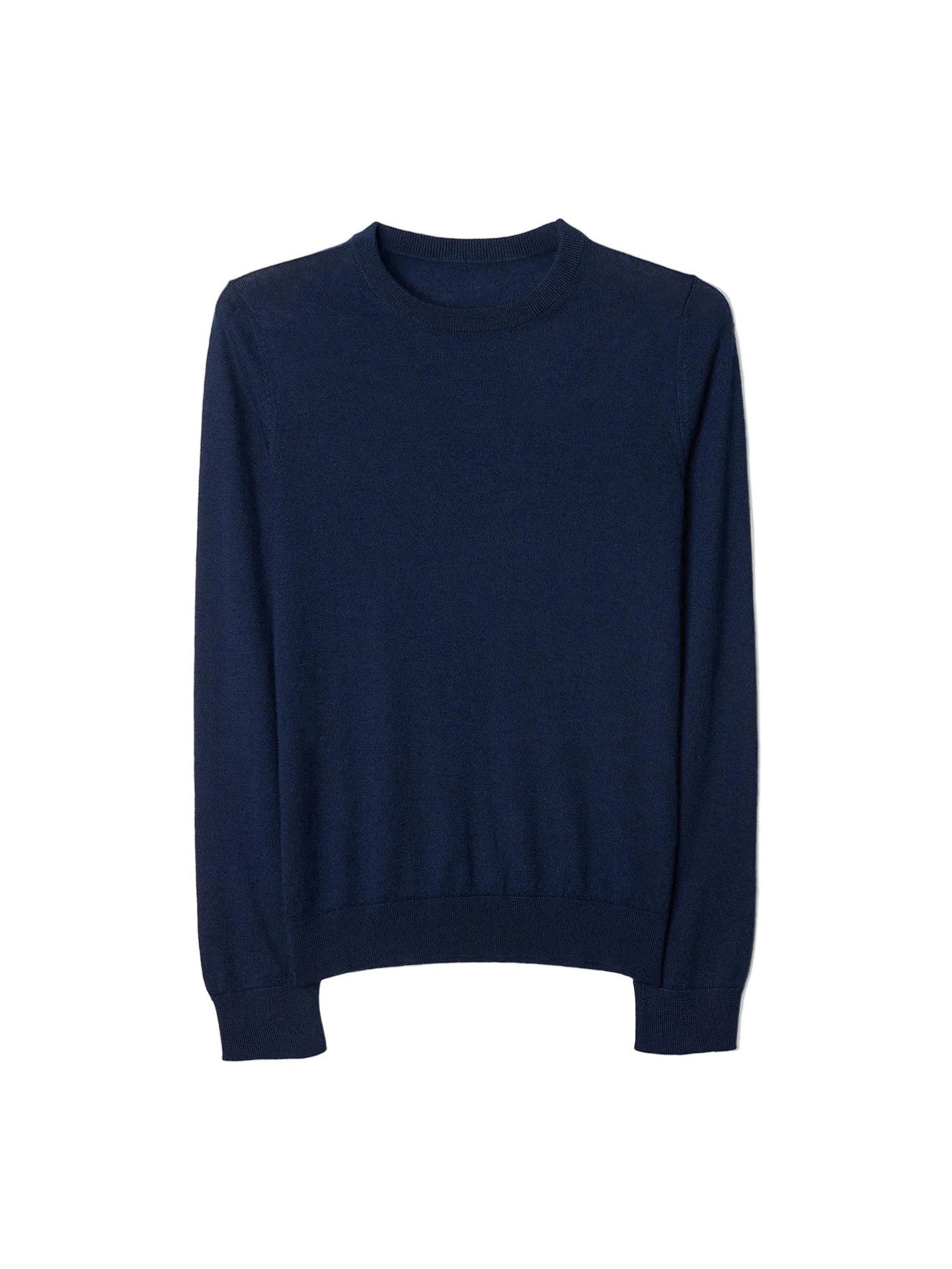 Rundhalspullover Damen Kaschmirpullover mit Rundhalsausschnitt