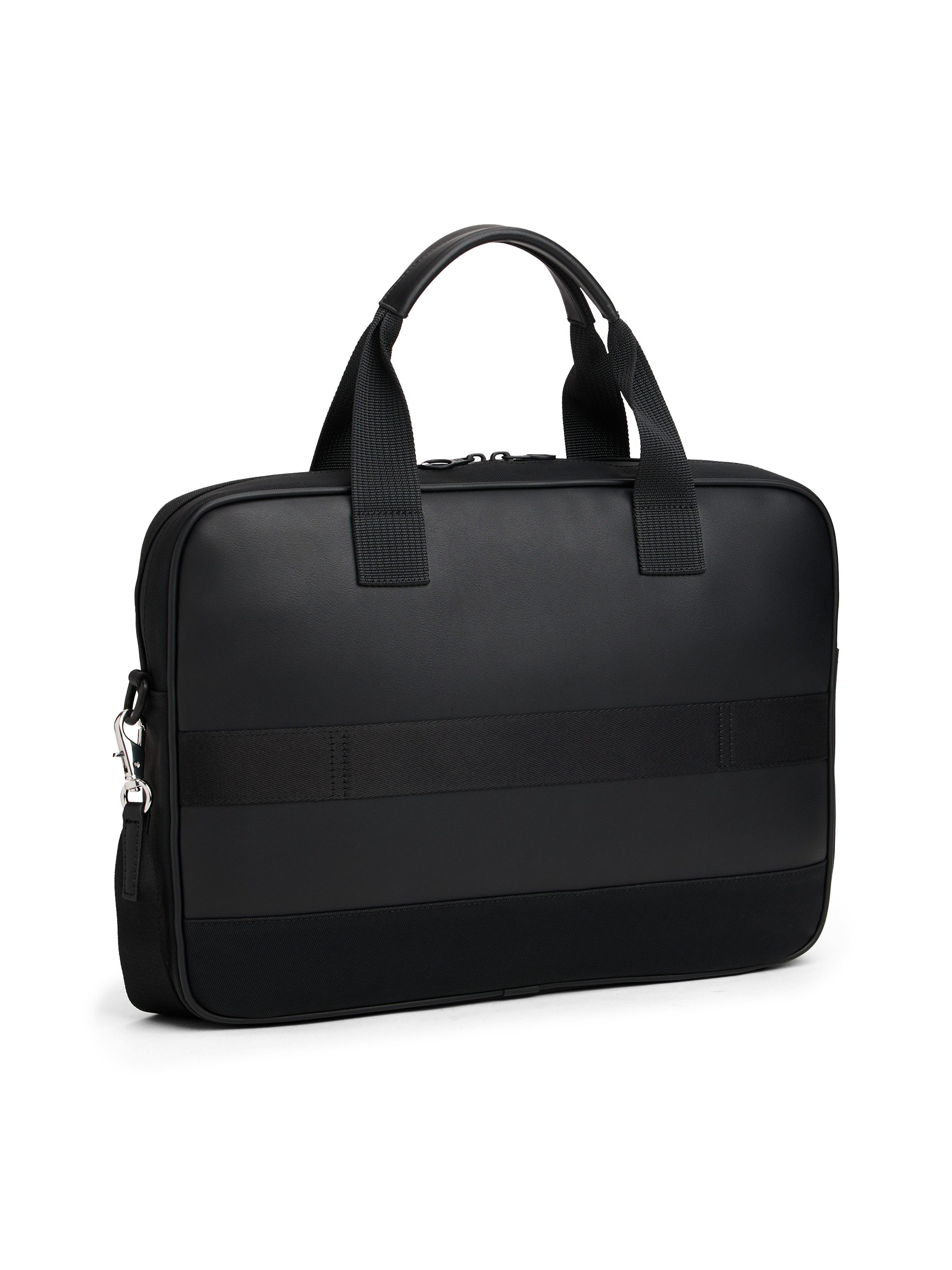 Tommy Hilfiger Laptoptasche TH FOUNDATION COMPUTER BAG, Unisex Geschäftstasche, Businessbag mit Logoschriftzug