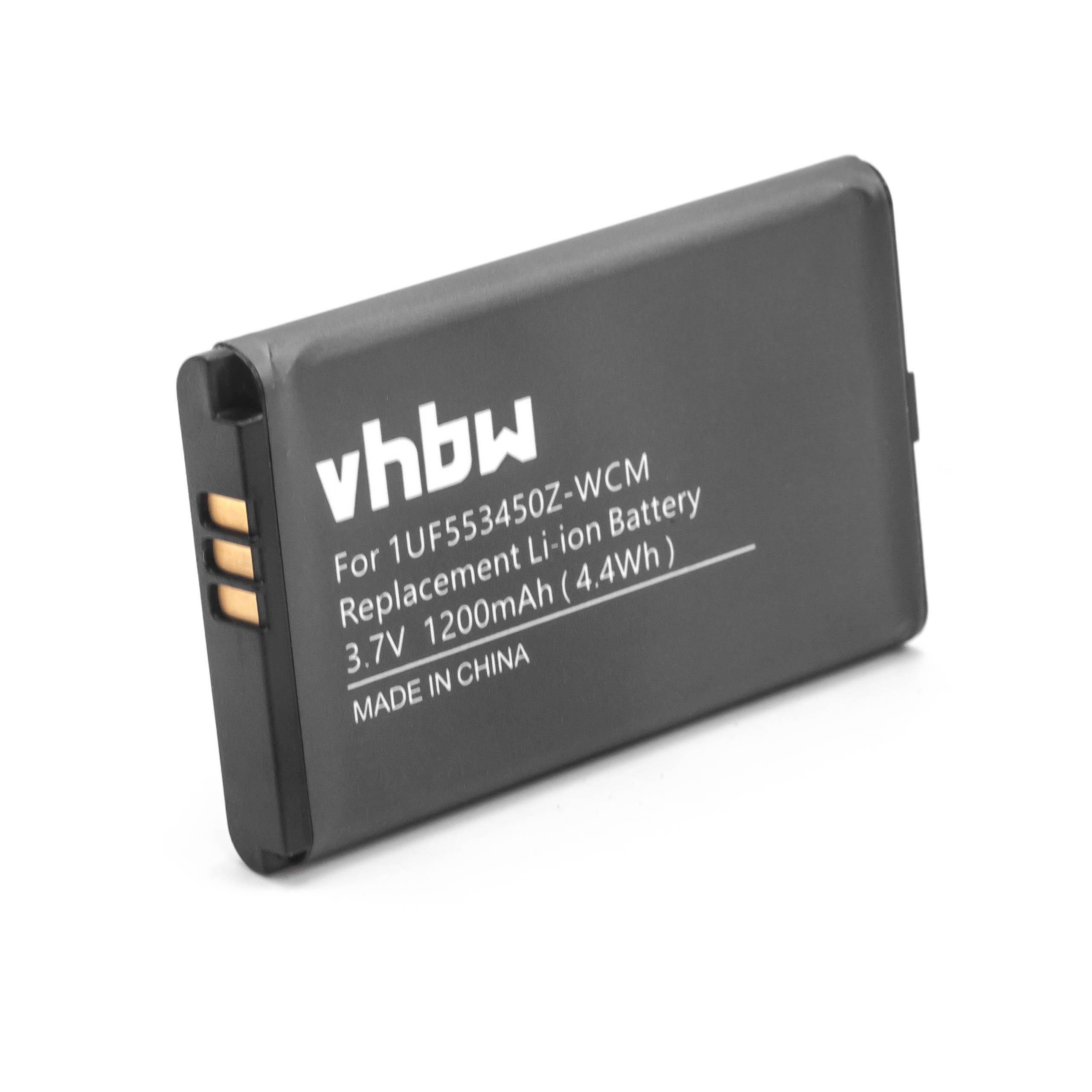 vhbw passend für Wacom PTH-450-DE, PTH-450-EN, PTH-450-ES, PTH-450-FR, Tablet-Akku 1200 mAh