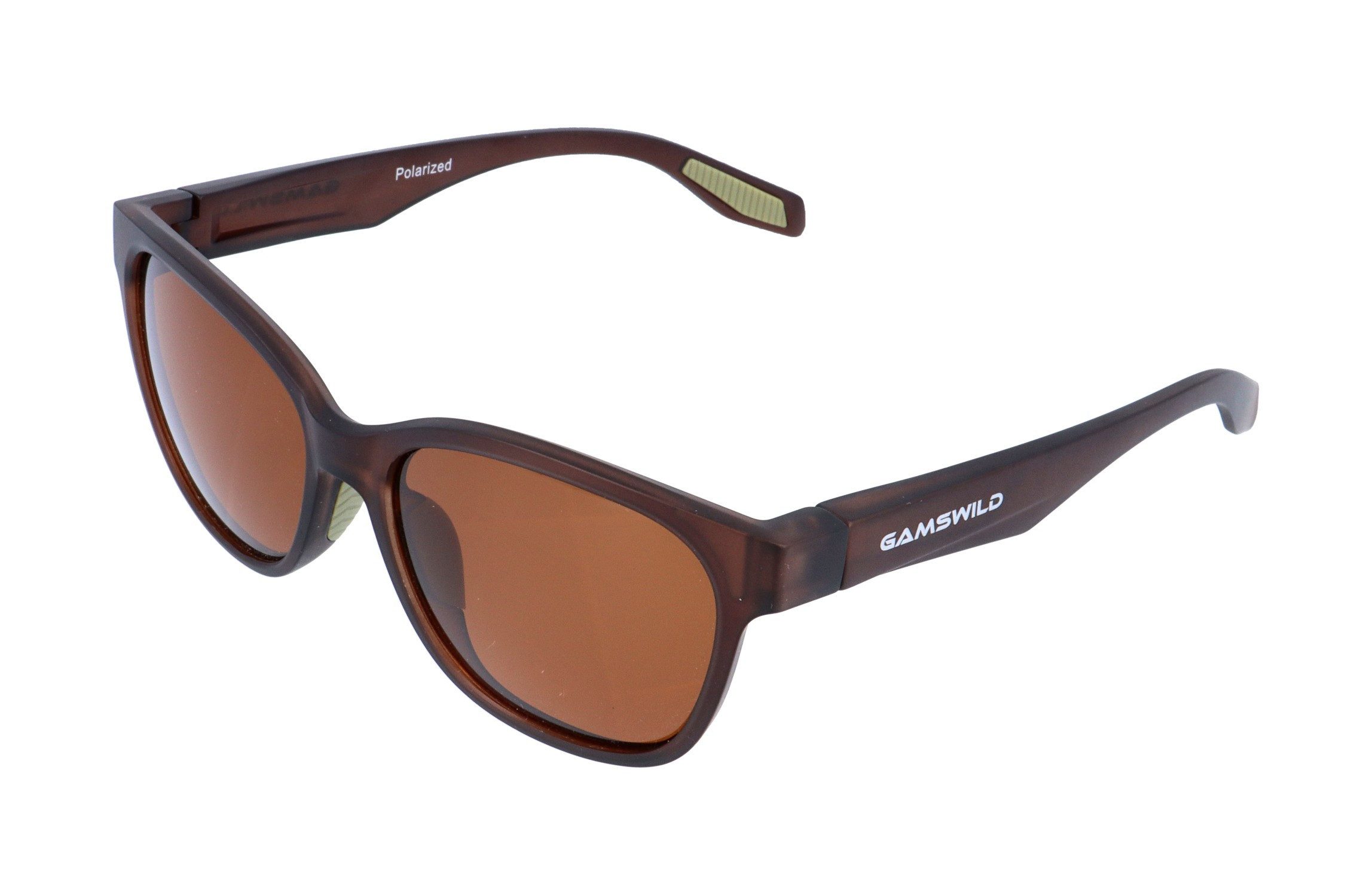 Gamswild Sonnenbrille UV400 NEU "TR90 Qualität" GAMSSTYLE Modebrille polarisiert verspiegelt Herrenbrille Damenbrille WM8040, braun, blau, grau