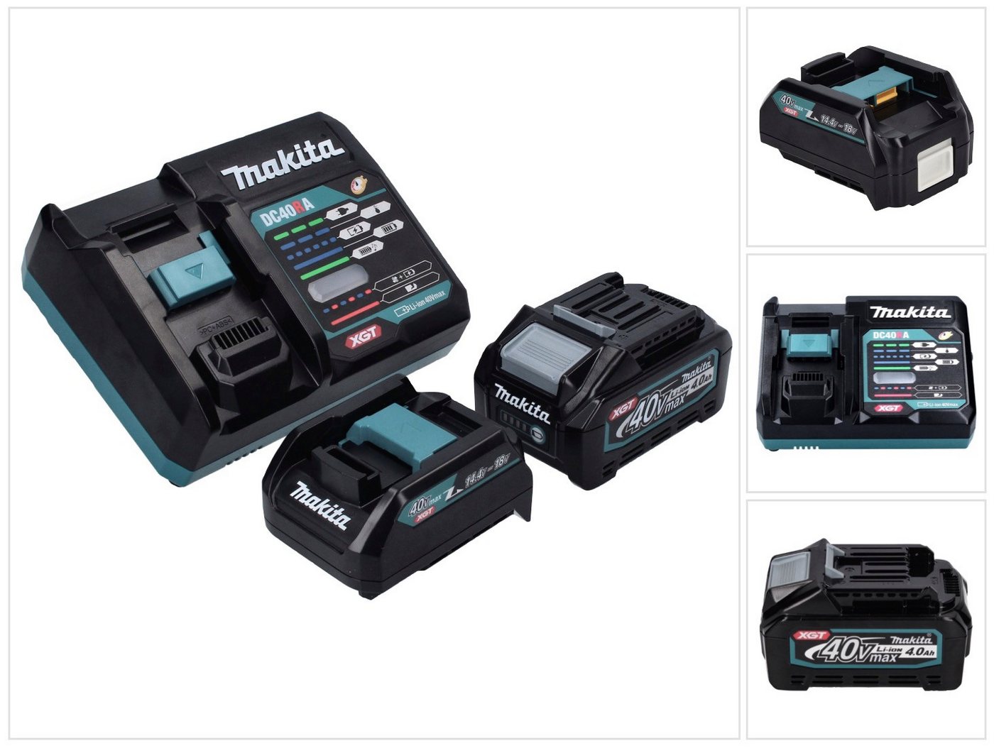 Makita Power Source Kit 40 V max. mit 1x BL 4040 Akku 4,0 Ah XGT Akkupacks