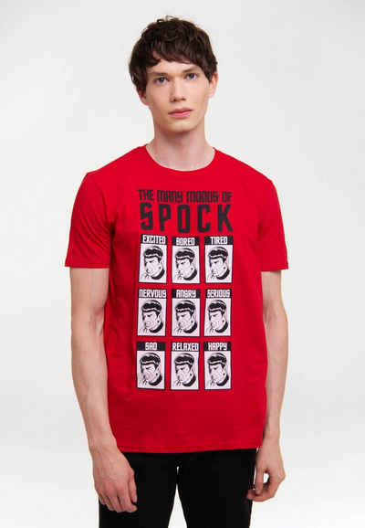 LOGOSHIRT T-Shirt Star Trek mit Spock-Print