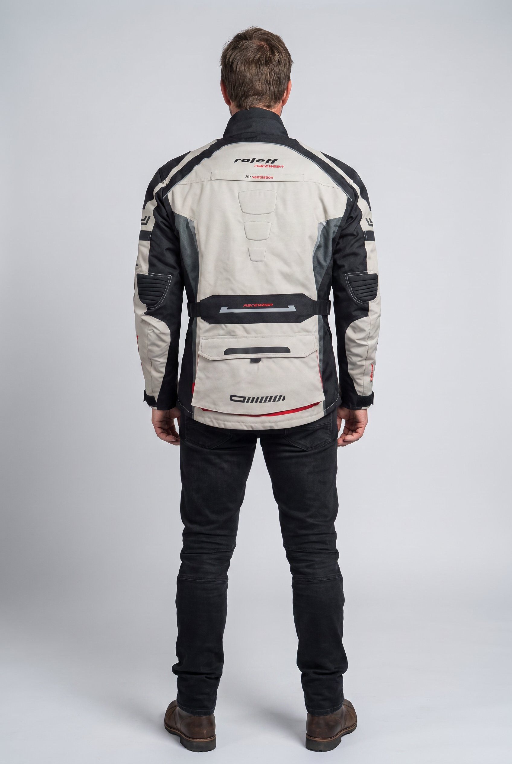 roleff Motorradjacke CHICAGO Mit Sicherheitsstreifen – Bild 4 von 5
