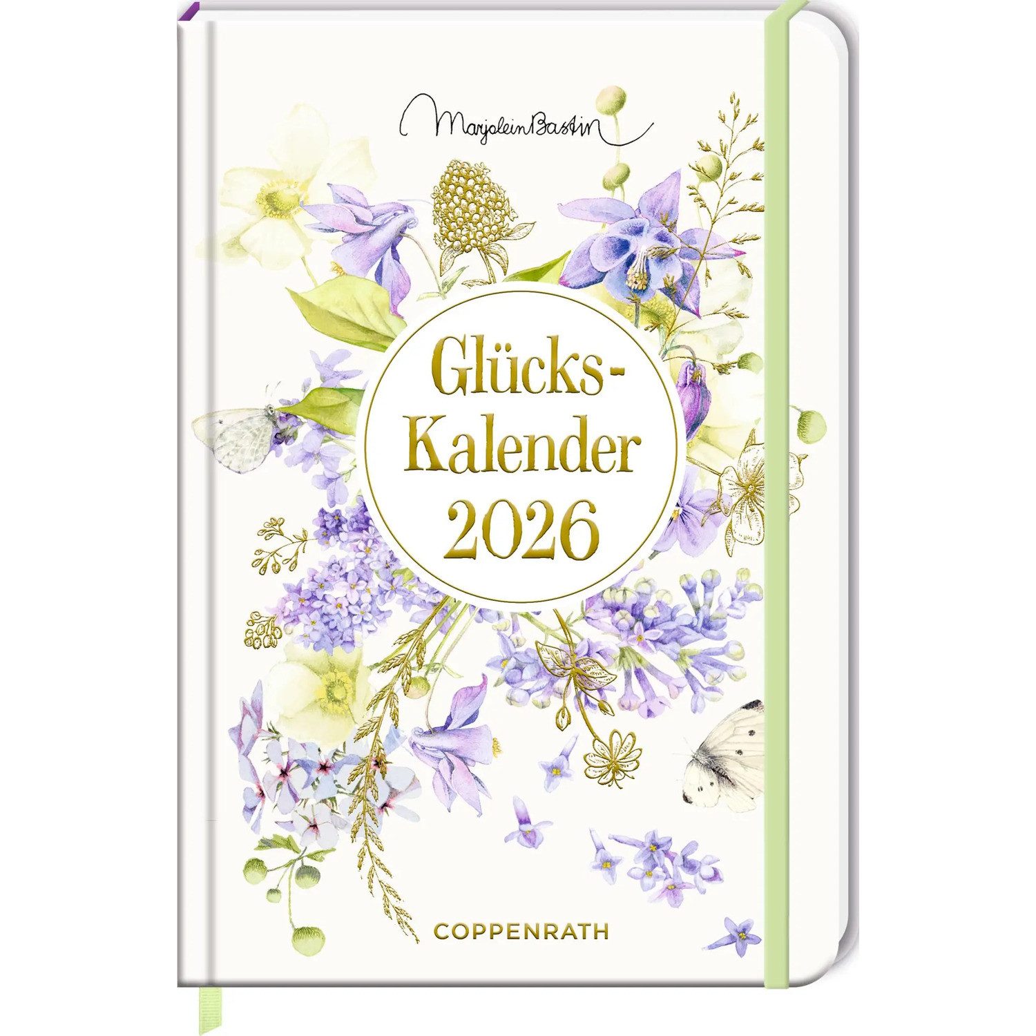 Coppenrath Geburtstagskalender GlücksKalender 2026 - violett