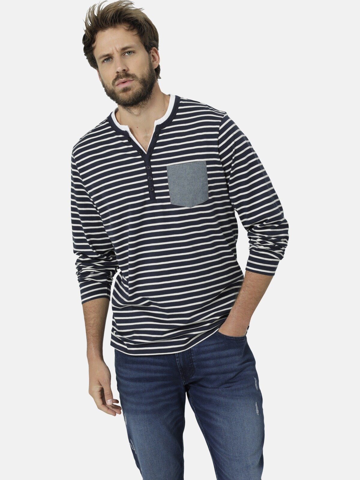 Babista Langarmshirt VERANARI mit Brusttasche günstig online kaufen