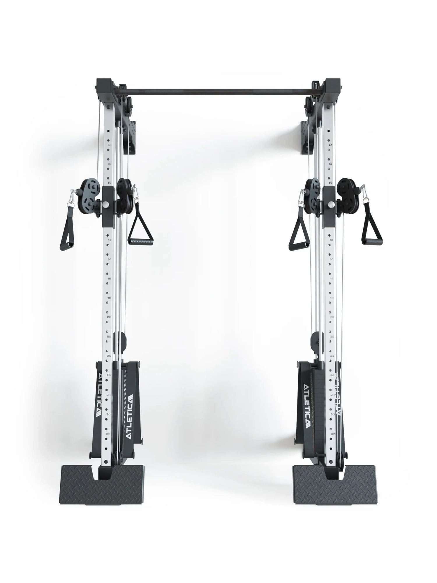 ATLETICA Power Rack R8-Nitro Cable Rack, Wall Mounted, 2x90 kg Double Stack
