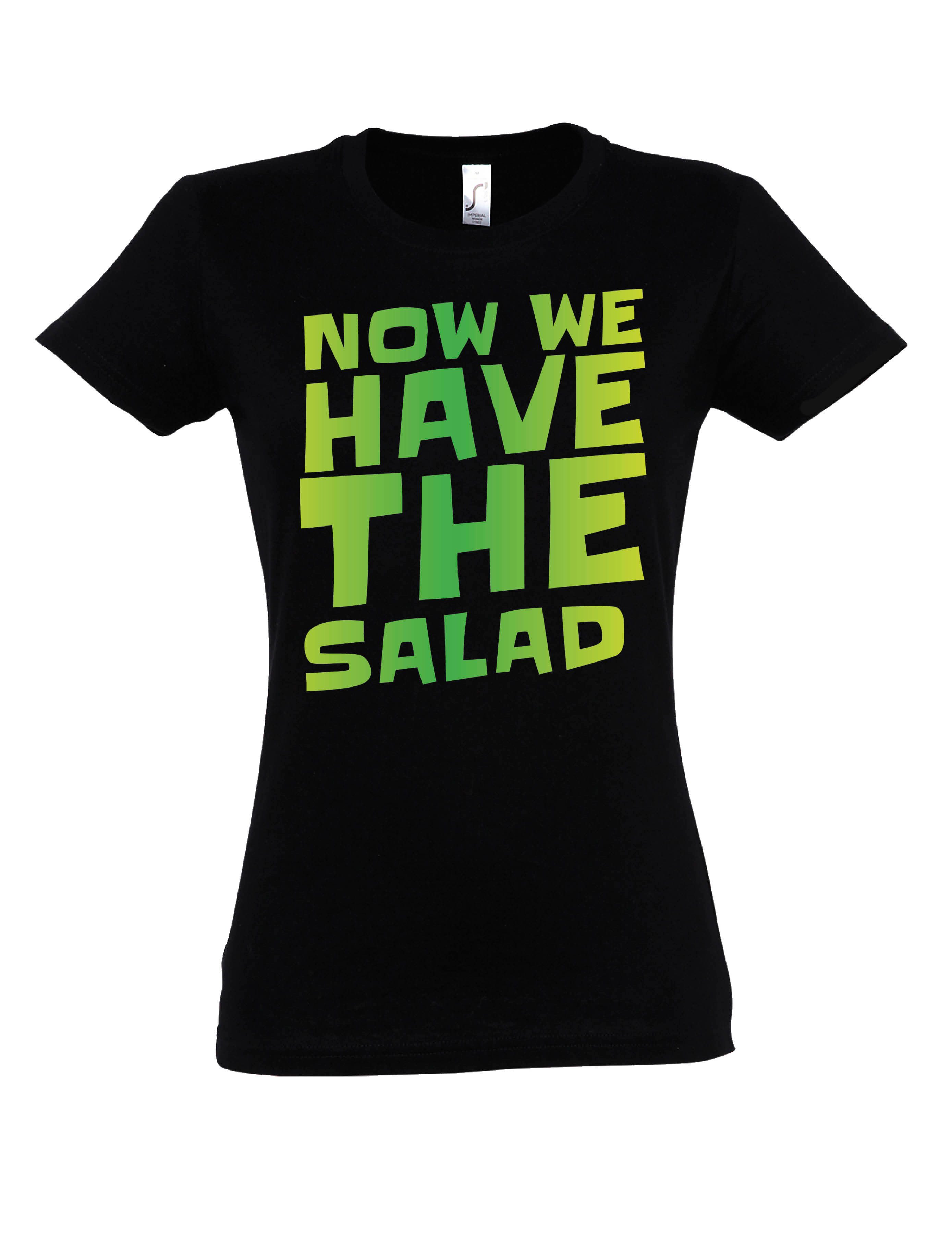 Youth Designz Print-Shirt "Jetzt haben wir denn Salat" Damen T-Shirt witzig Aufdruck Geschenk mit lustigen Print für Frauen