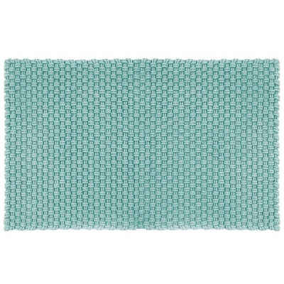 Fußmatte Fußmatte Uni Opal Blau (92x72cm), PAD