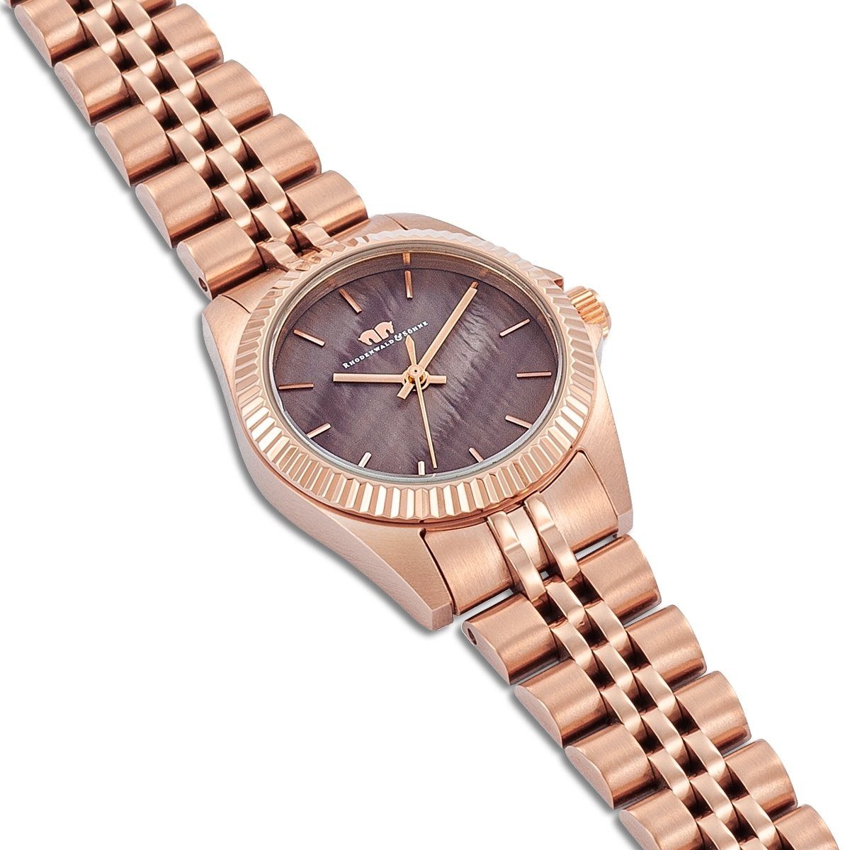 Rhodenwald & Söhne Quarzuhr Cassina roségold, mit Edelstahl-Armband – Bild 5 von 5