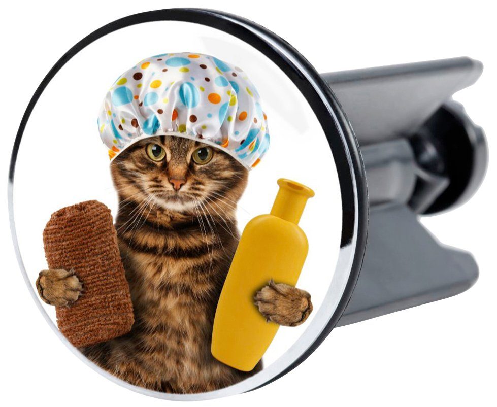 Sanilo Waschbeckenstöpsel Shower Cat, Ø 4 cm