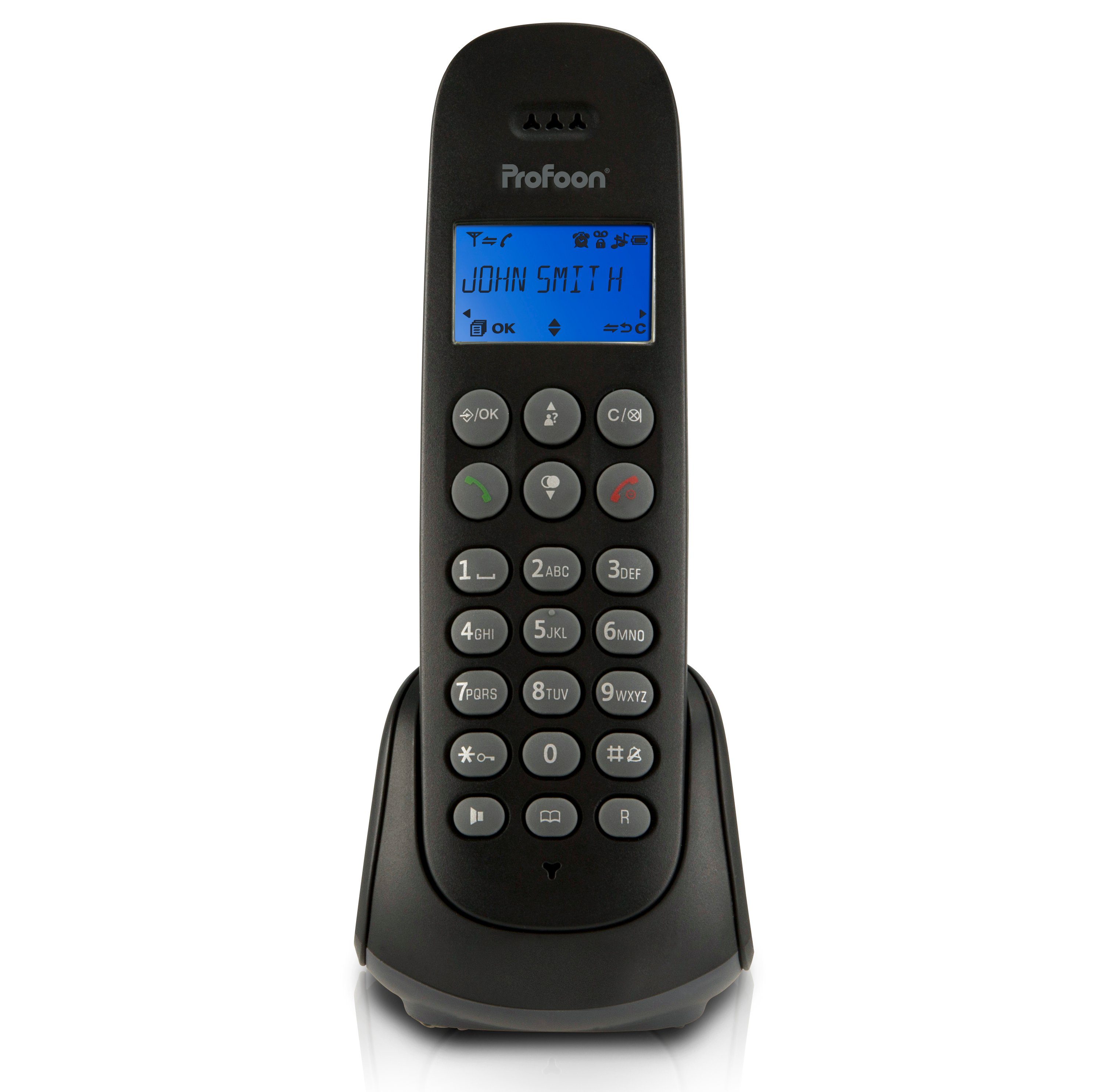 Profoon PDX300 Serie Schnurloses DECT-Telefon (Mobilteile: 1)