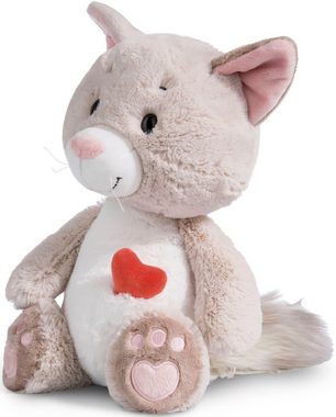 Nici Kuscheltier Love Classic, Katze flauschig, 25 cm, enthält recyceltes Material (Global Recycled Standard)