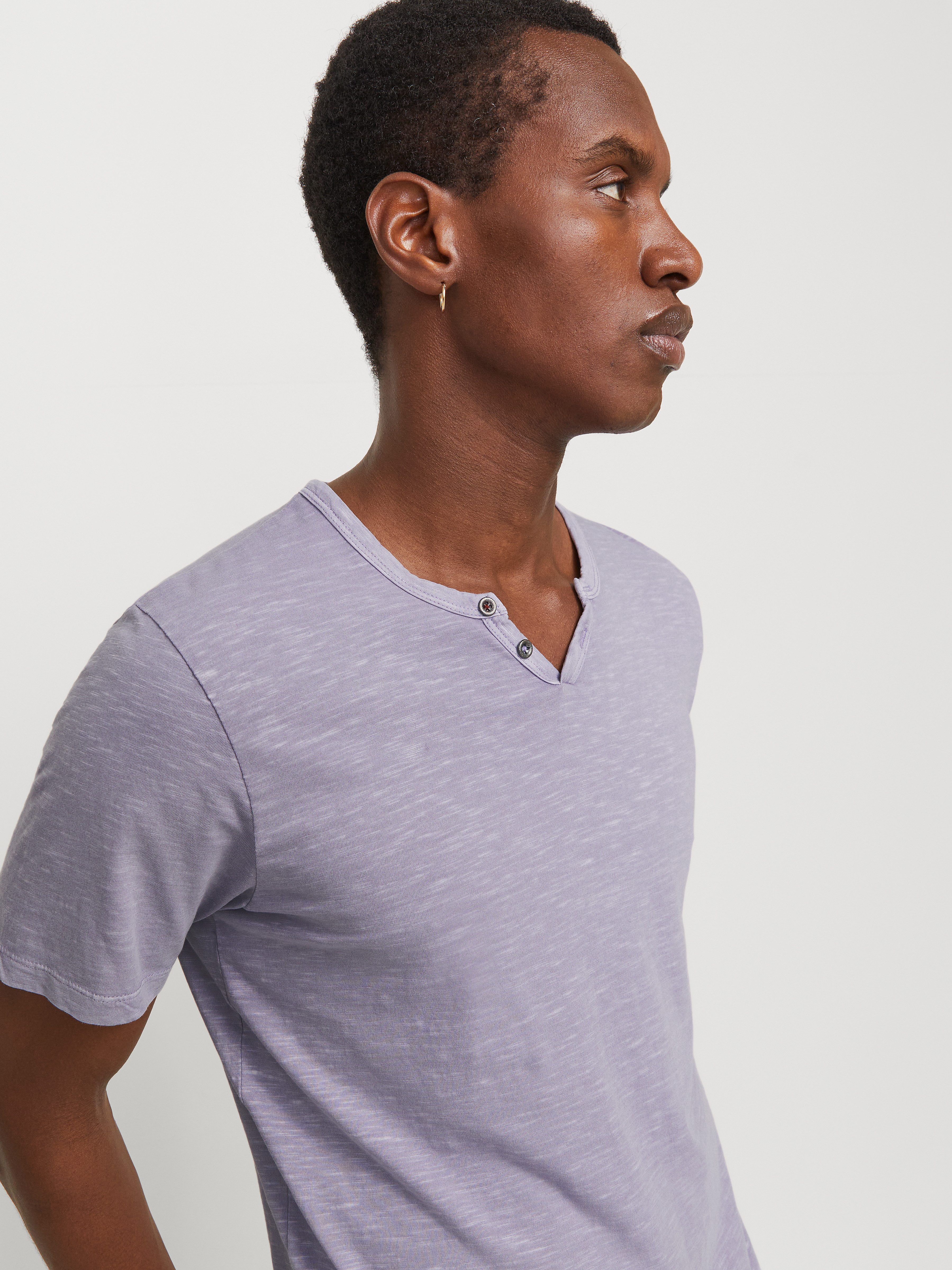 Jack & Jones T-Shirt JJESPLIT NECK günstig online kaufen