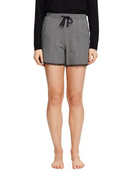 Esprit Schlafhose Jersey-Shorts mit Print