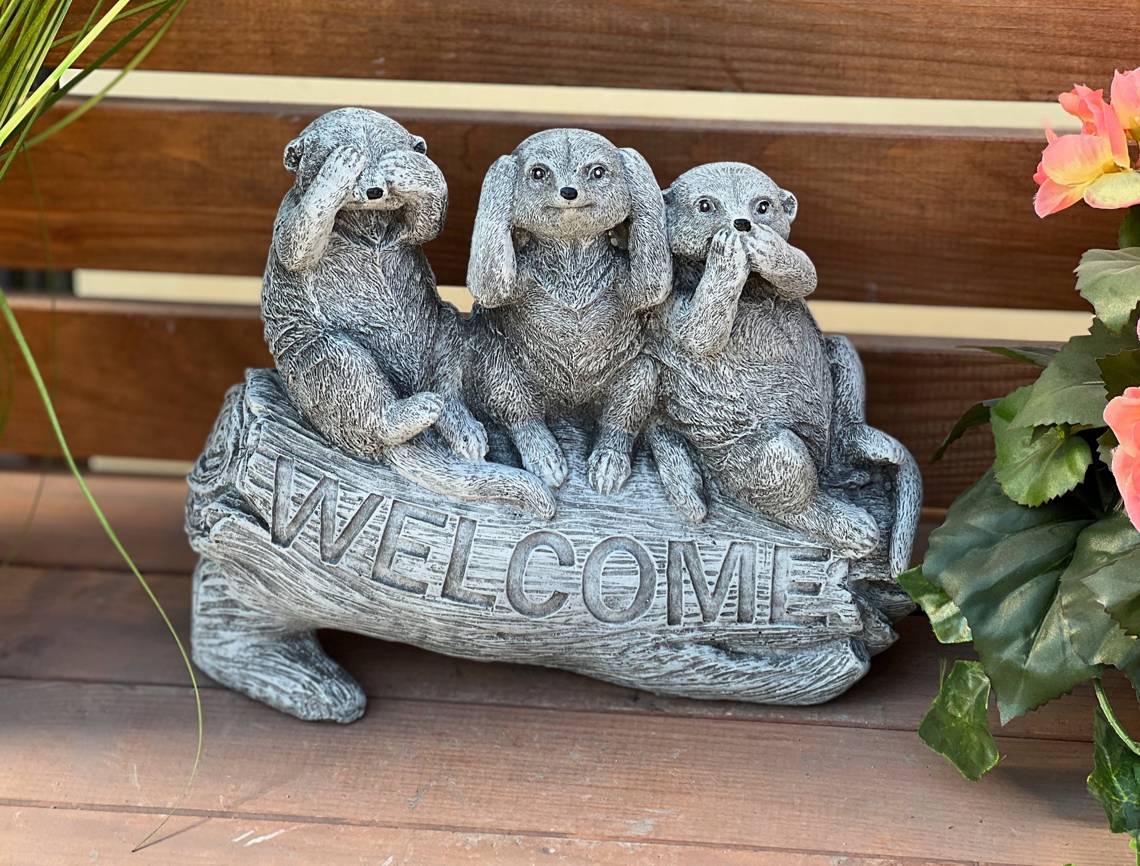 Stone and Style Gartenfigur Steinfigur 3 günstig online kaufen