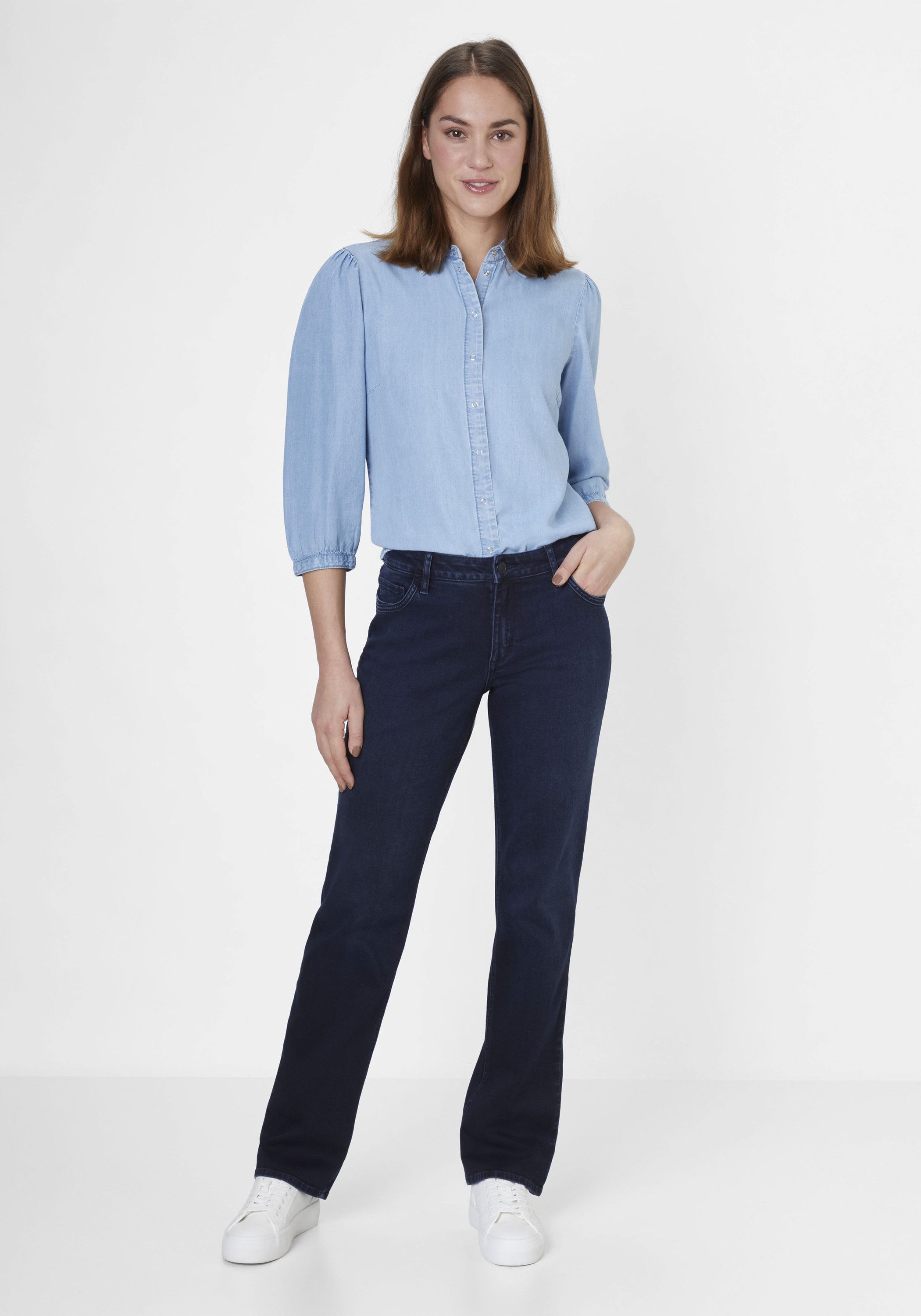 Paddock's Straight-Jeans LARA Straight-Fit Jeans im 5-Pocket Stil mit Stretch – Bild 4 von 5