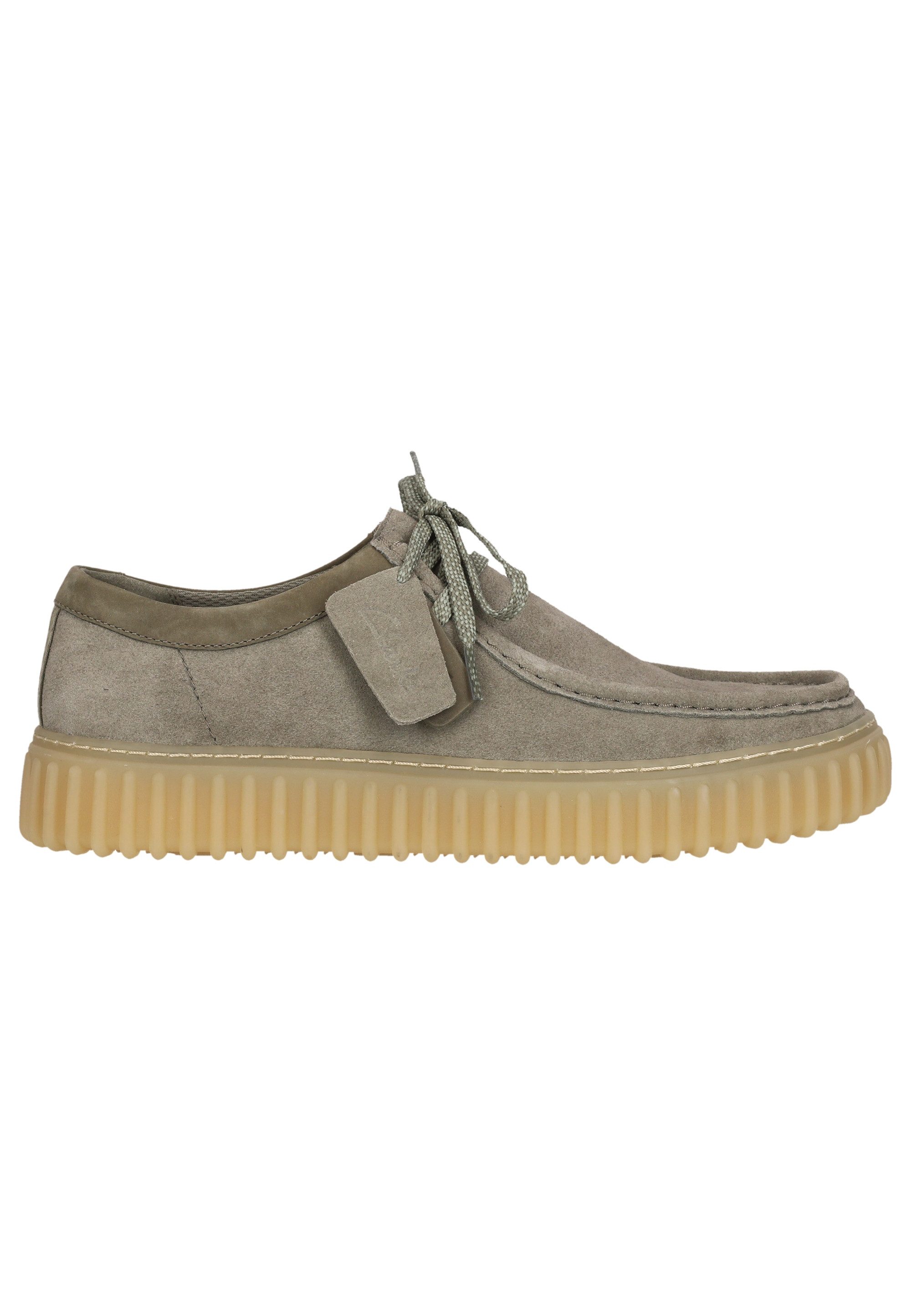 Clarks Torhill Low Schnürschuh mit großer, gerippter Außensohle
