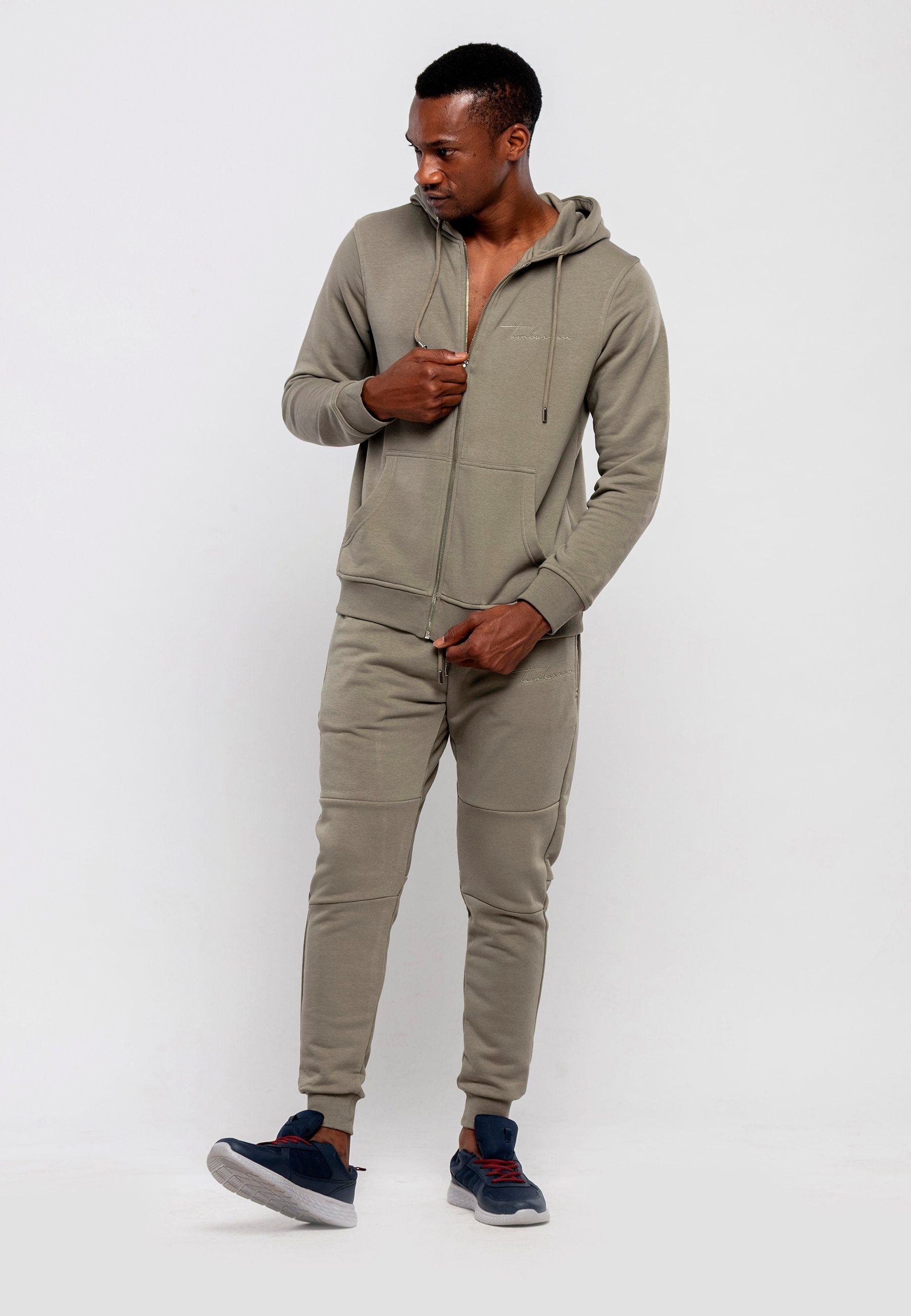 Tom Barron Jogginganzug Zipper Urban Minimal Set