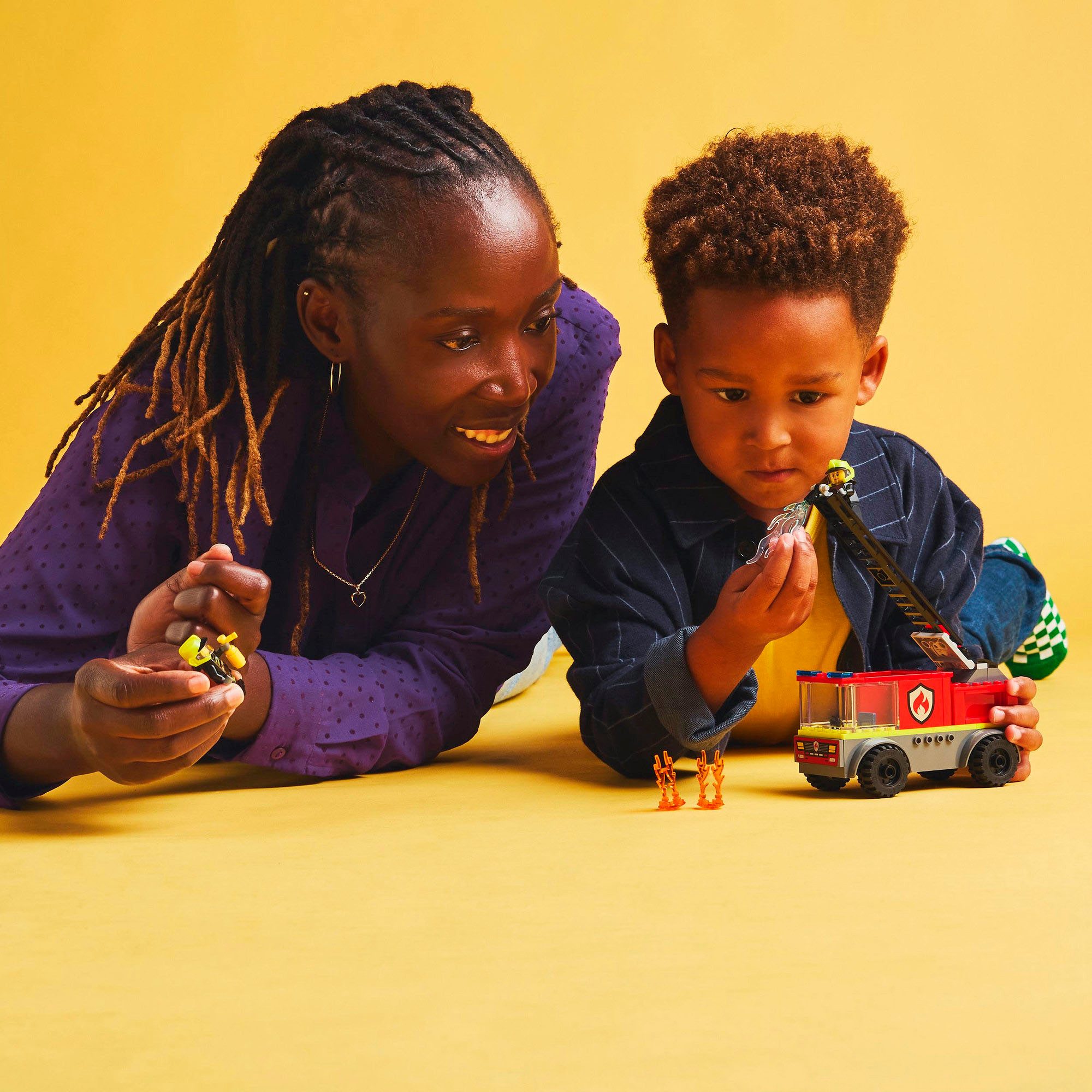 LEGO® Feuerwehrleiterfahrzeug (60463), LEGO City Konstruktionsspielsteine, günstig online kaufen