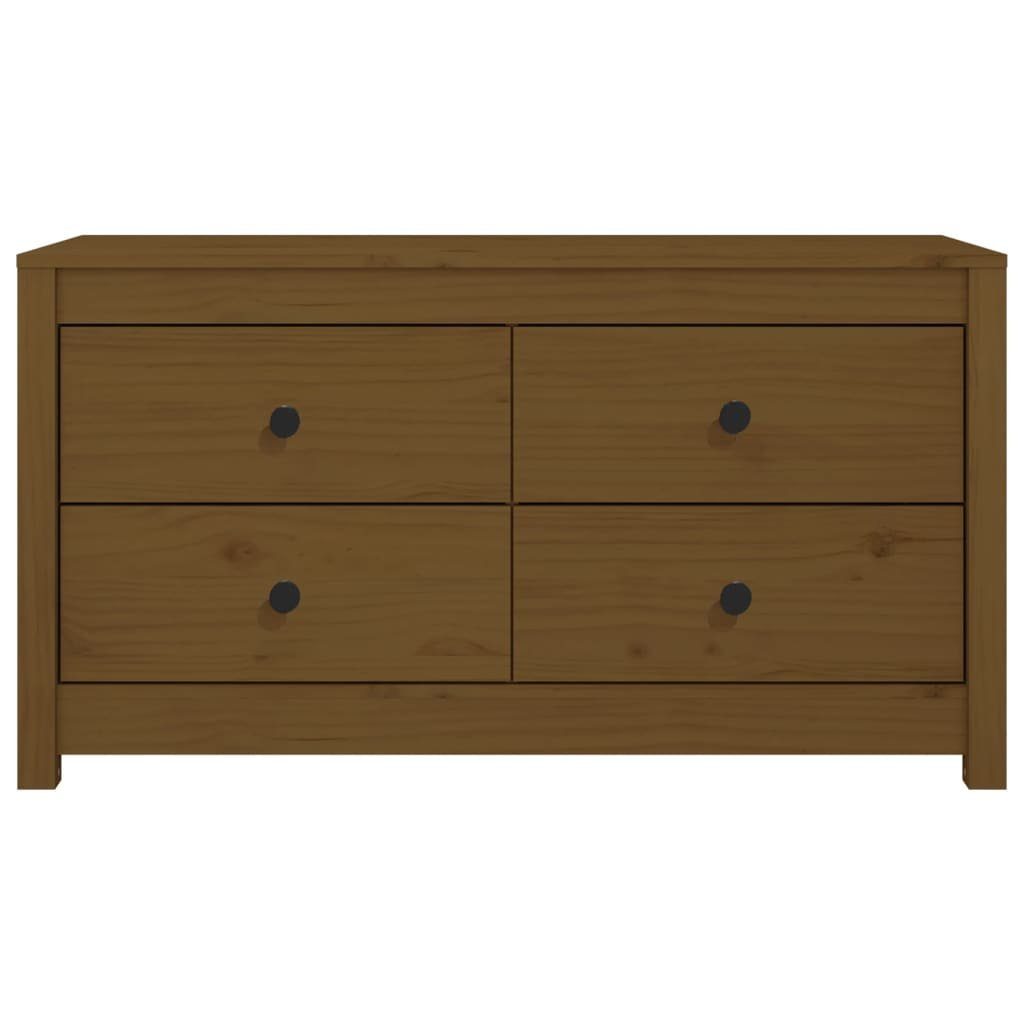 St) Honigbraun cm (1 Massivholz Beistellschrank Kiefer vidaXL 100x40x54 Sideboard