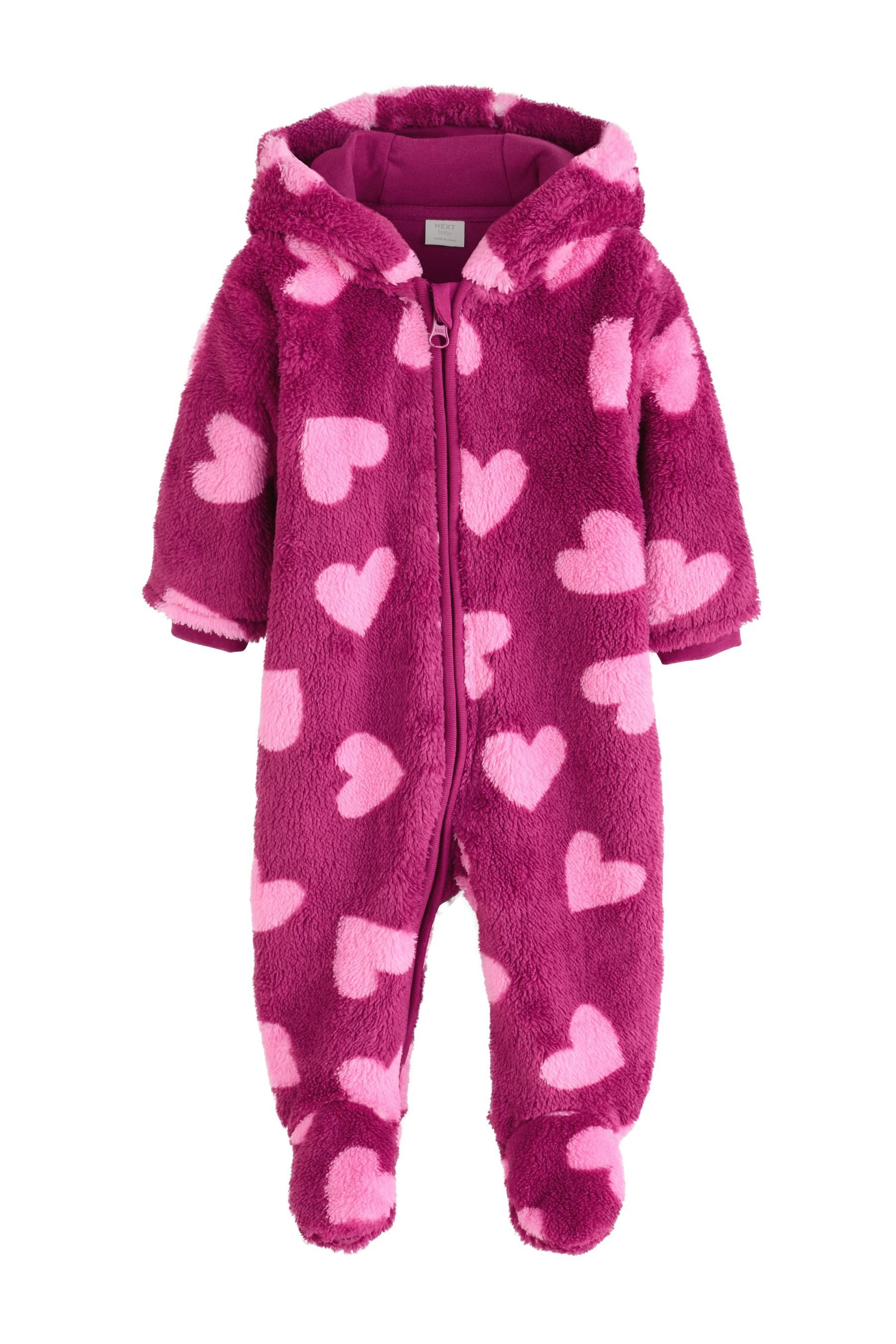 Fleeceoverall Baby Strampler aus Fleece