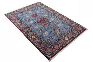 Orientteppich Isfahan Seidenkette 115x169 Handgeknüpfter Orientteppich, Nain Trading, rechteckig, Höhe: 8 mm