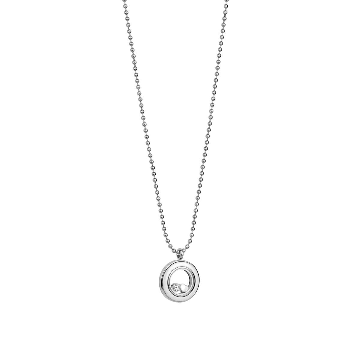Bering Kette mit Anhänger Arctic Symphony Halskette Edelstahl mit Keramik weiß 315-15-05
