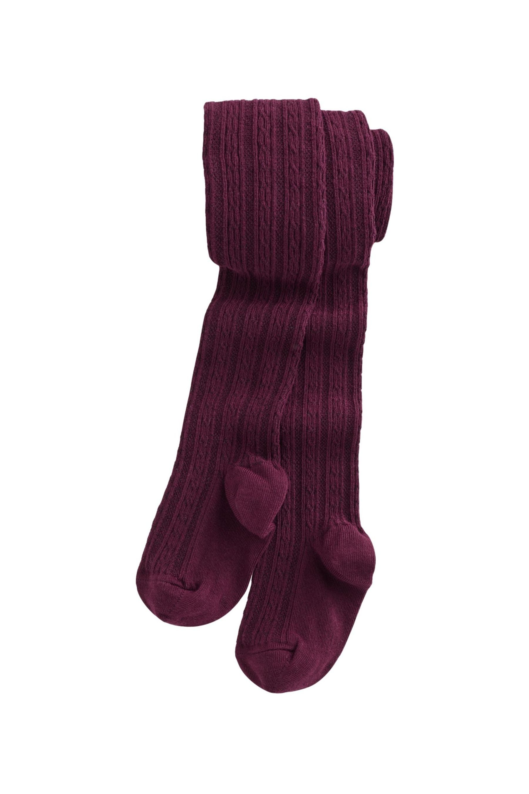 Next Strickstrumpfhose Strumpfhose in normaler Länge mit Zopfmuster (1 St)