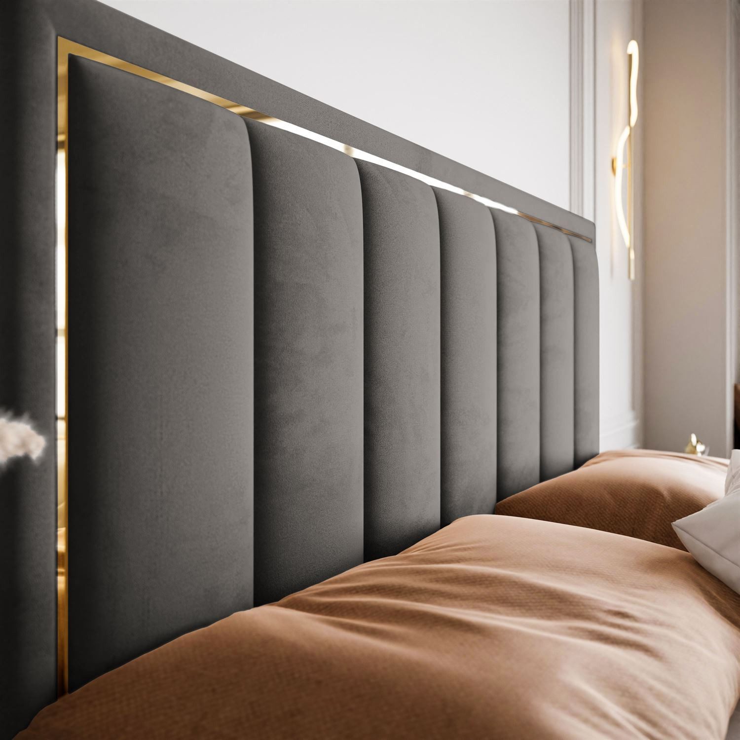 Lookway Boxspringbett AURELIA mit Bettkästen und Topper, mit Bettkasten und Topper