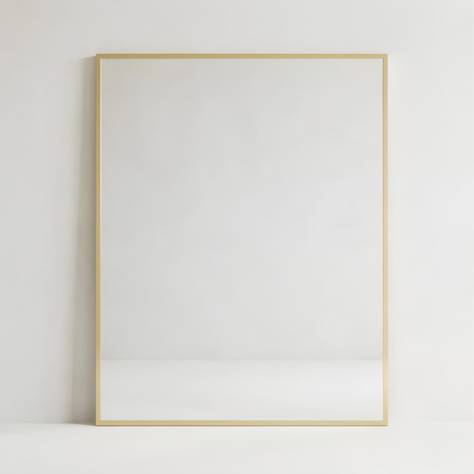 SCENA LIVING Wandspiegel Hängender Spiegel SKARP, rechteckig, 60 x 80 cm, Minimalistischer Dekospiegel