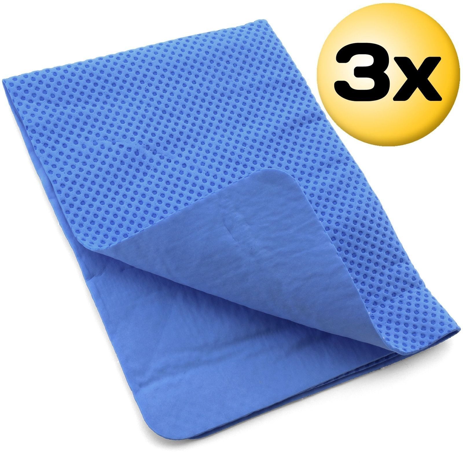 Mannol 3 x Kunstledertuch 43 x 32 cm Typ 9811 Pflegetuch (Kunstleder, 3-tlg)