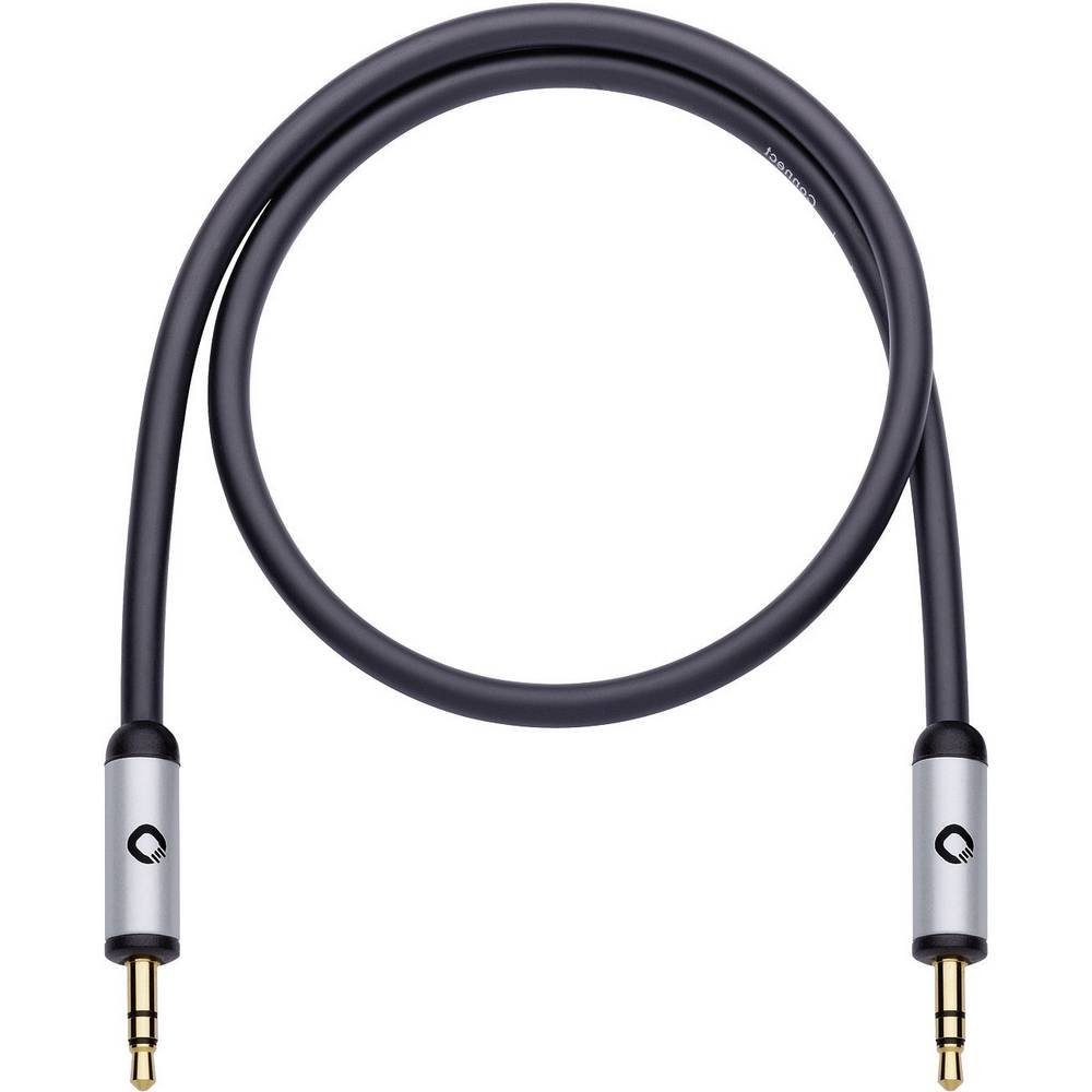 Oehlbach iConnect 3.5 mm Klinke auf 3.5 mm Klinke,1.5 m 60013 Audio- & Video-Kabel, (1.50 cm), vergoldete Steckkontakte
