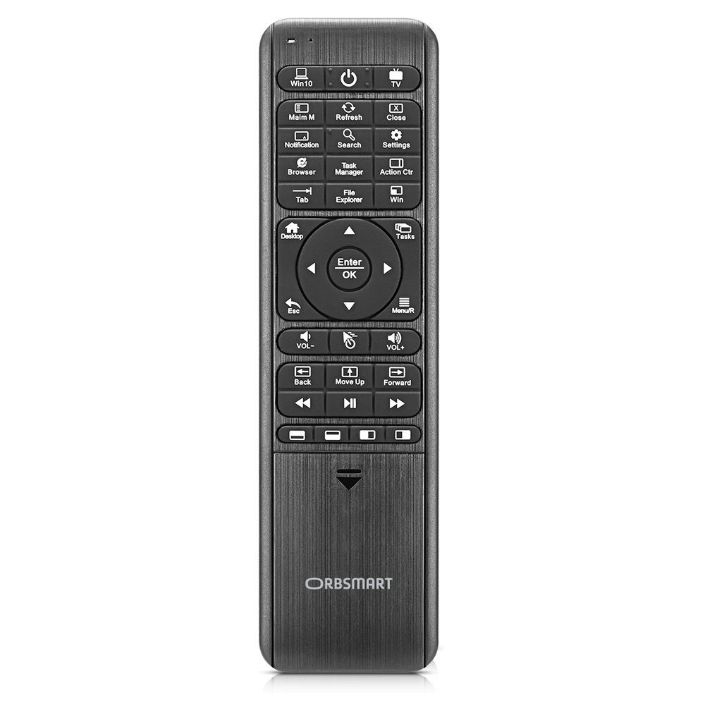 Orbsmart WA-1 Tastatur- und Maus-Set, kabellose Windows 10/11 deutsche Airmouse inkl. Beleuchtung
