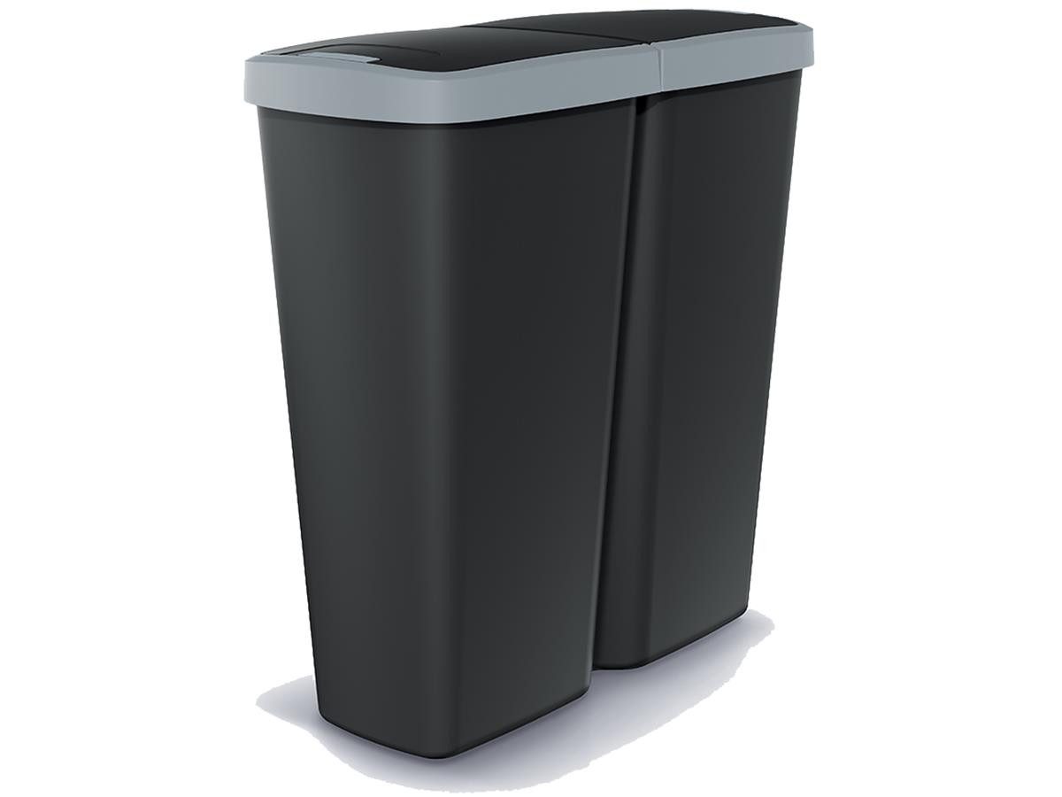 Keden Mülleimer Compacra NDAB50, 50L, Duo-Deckel-System