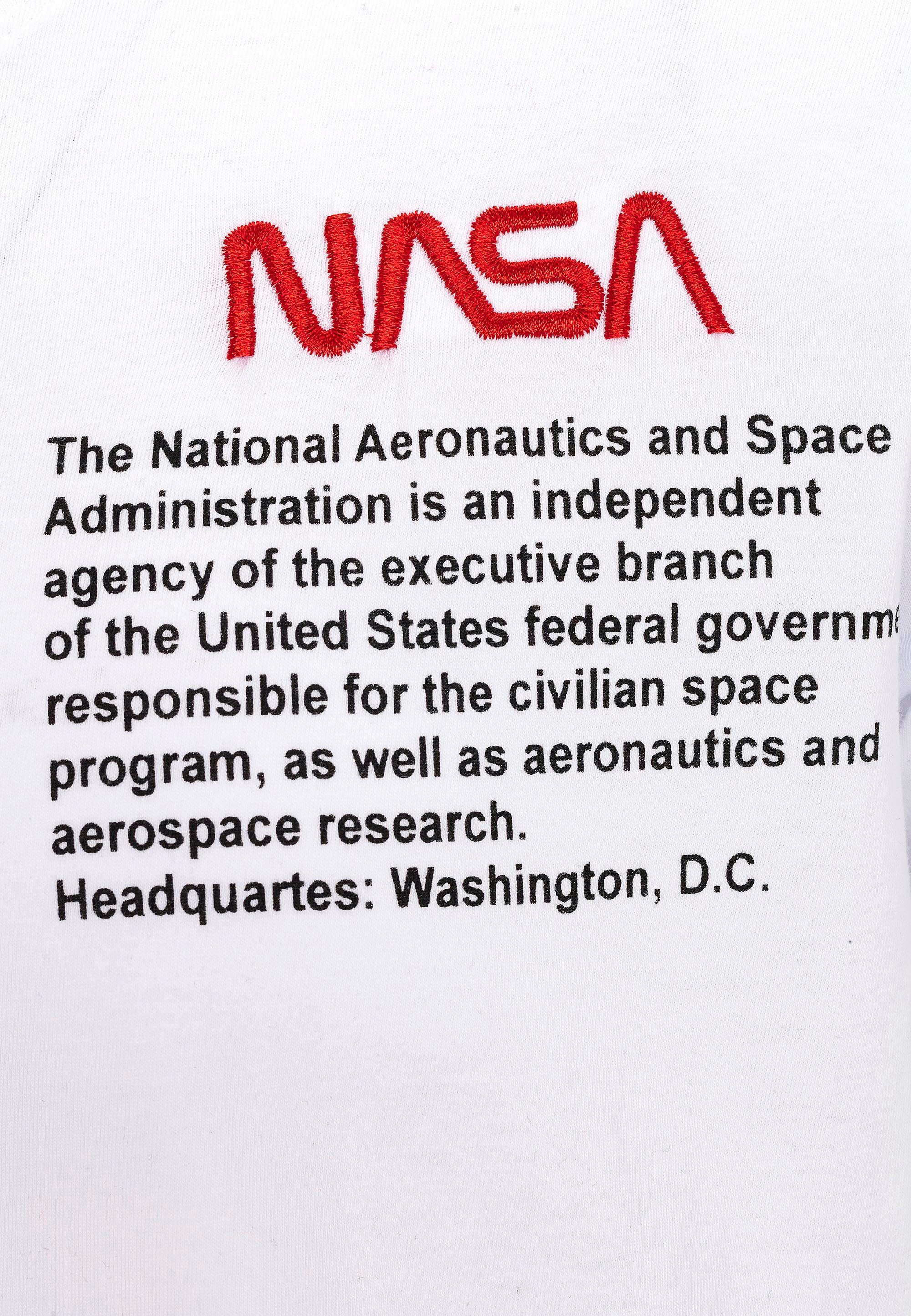 RedBridge T-Shirt Tucson gesticktem NASA-Design mit weiß