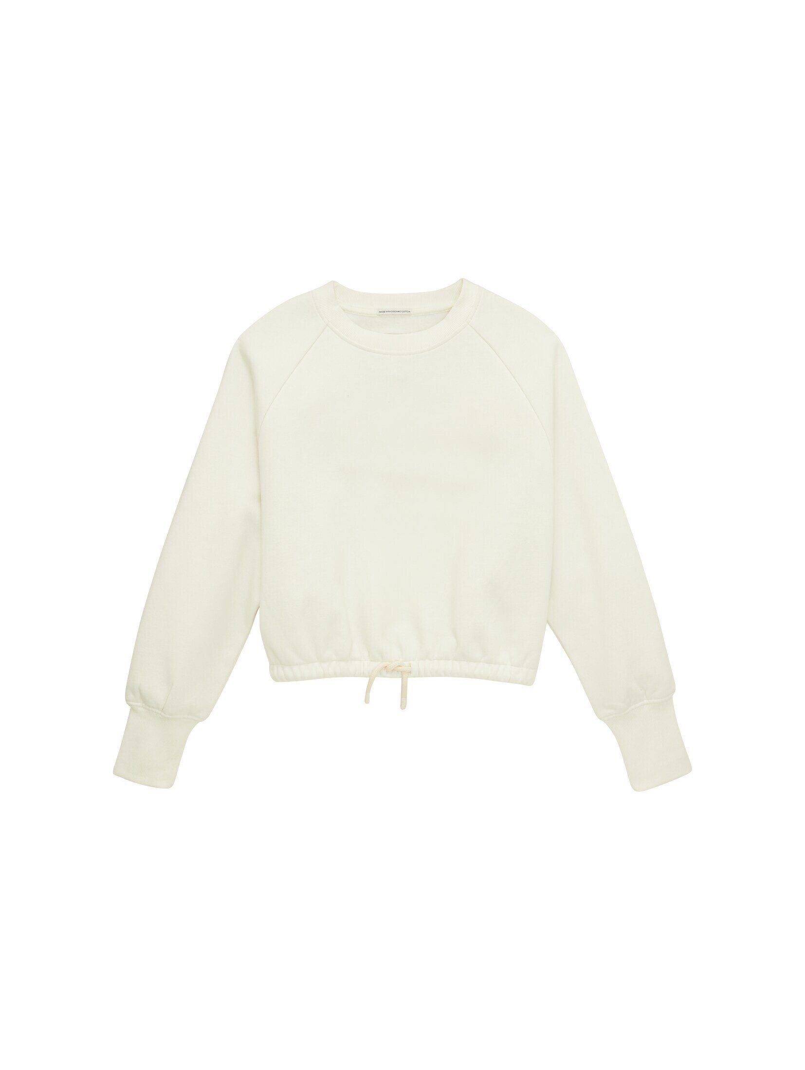 Cropped Wool White TOM Sweatjacke Sweatshirt TAILOR