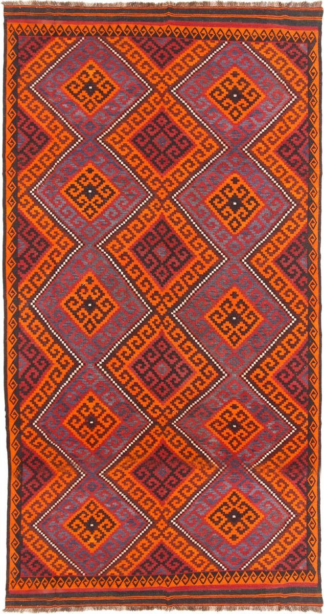 Orientteppich Kelim Afghan Höhe: Nain Läufer, mm 3 Trading, Antik 273x506 Orientteppich rechteckig, Handgewebter