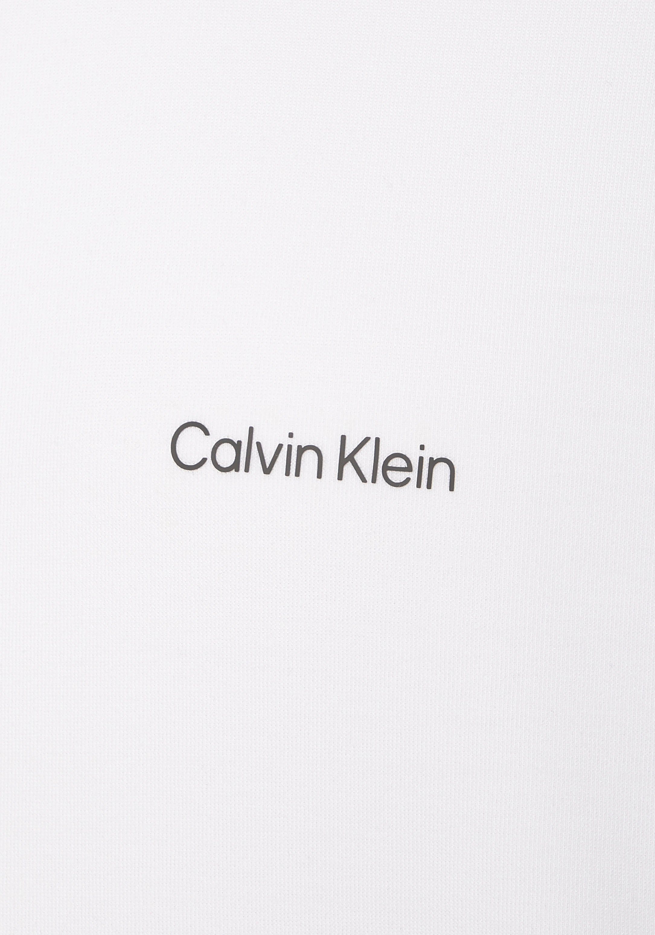 Sweatshirt MICRO Klein Calvin LOGO white SWEATSHIRT bright