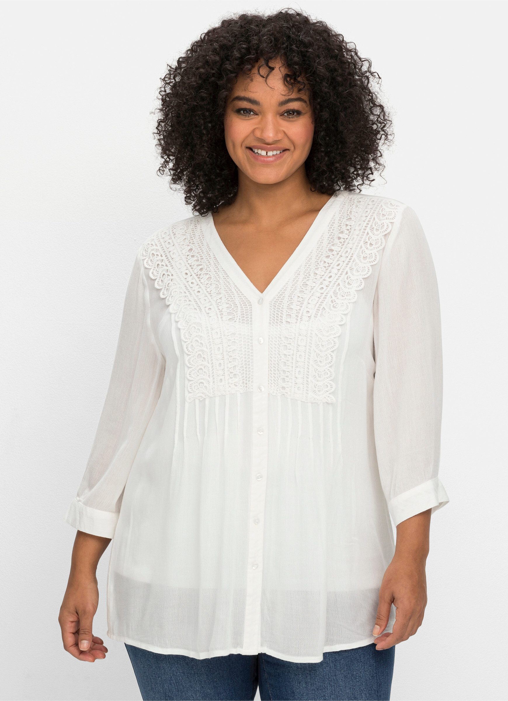 sheego by Joe Browns Klassische Bluse günstig online kaufen